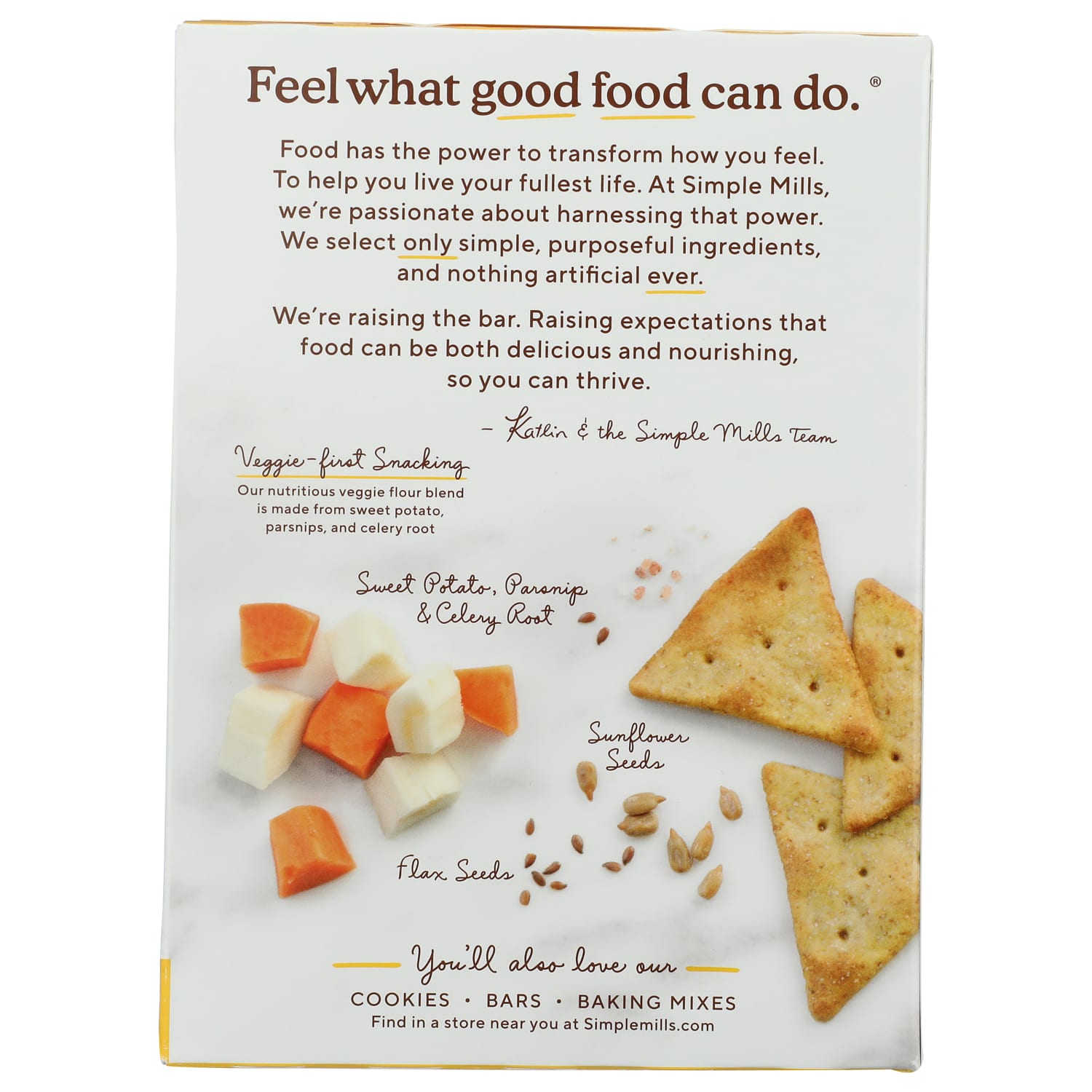 Simple Mills Pita Crackers, Himalayan Salt Veggie, 4.25 Oz, Total Qty 6 - Image 4