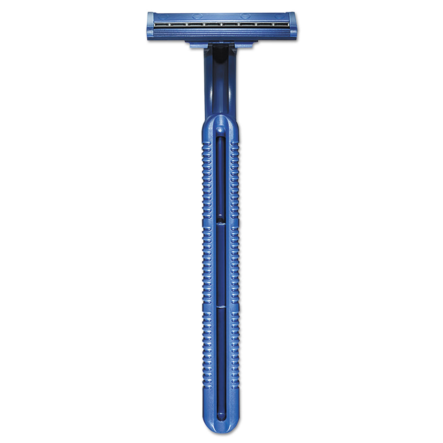 Gillette GoodNews! Regular Disposable Razor, 2 Blades, Navy Blue, 10/Pack, 10 Pack/Carton - Image 3