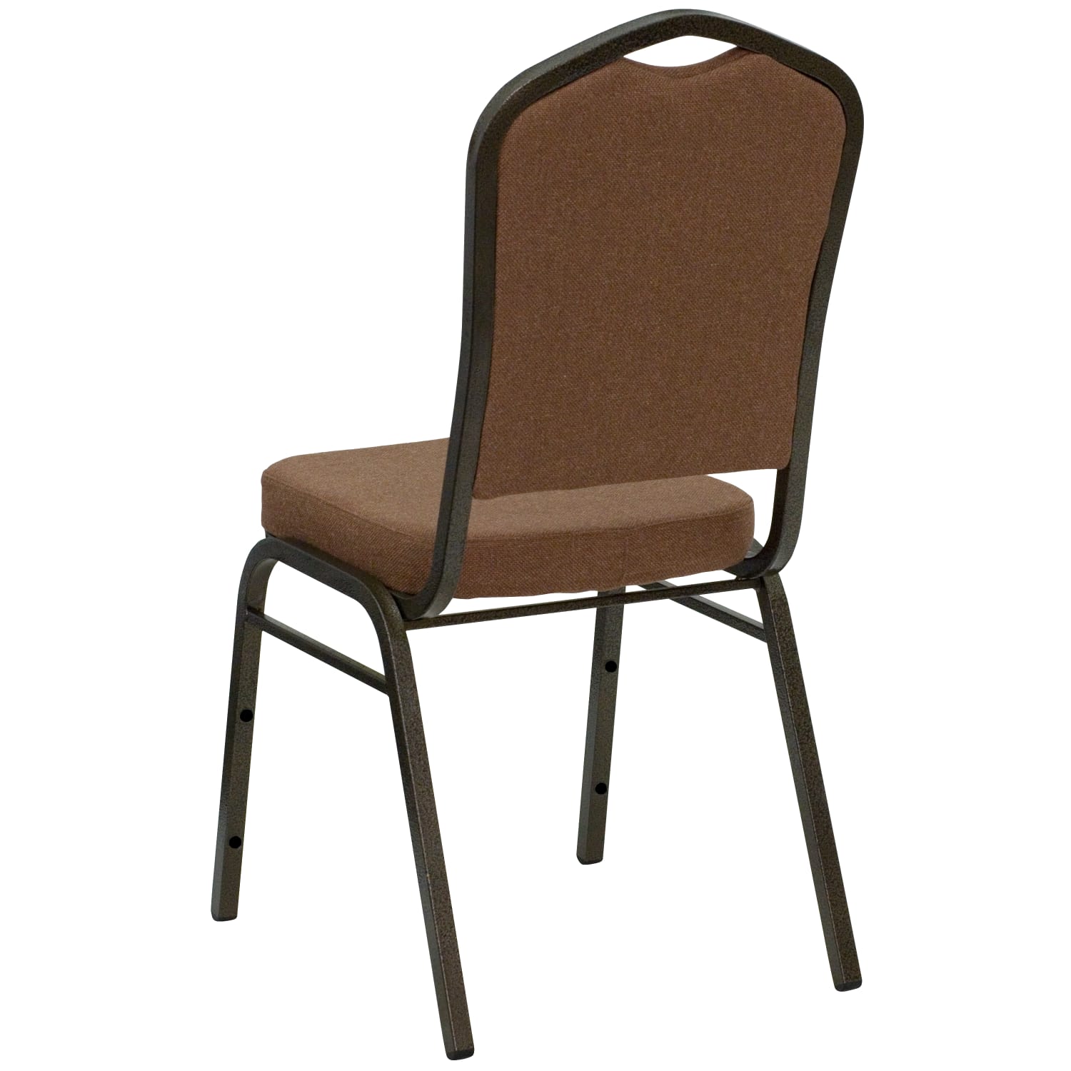 Flash Furniture HERCULES Series Crown Back Stacking Banquet Chair, Coffee/Goldvein - Image 8