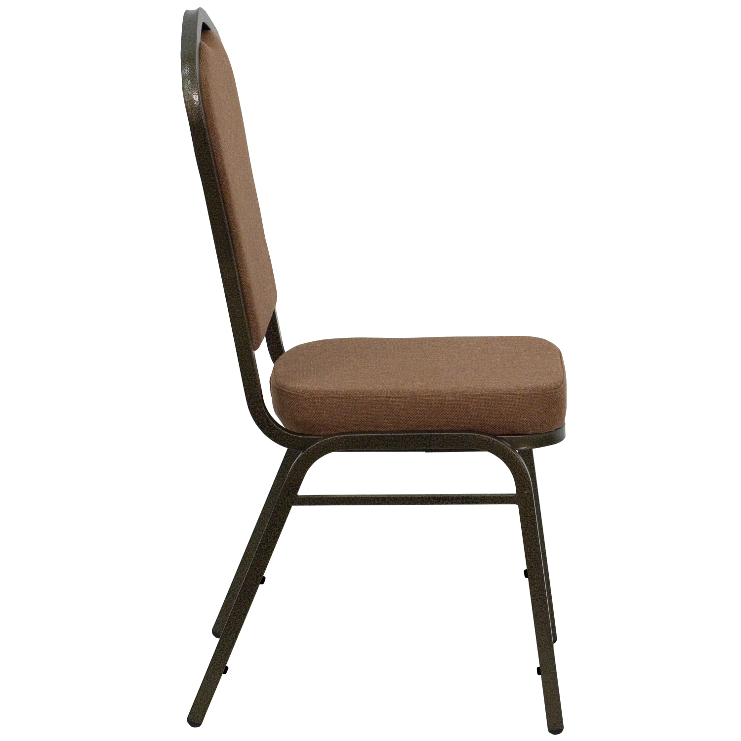 Flash Furniture HERCULES Series Crown Back Stacking Banquet Chair, Coffee/Goldvein - Image 10