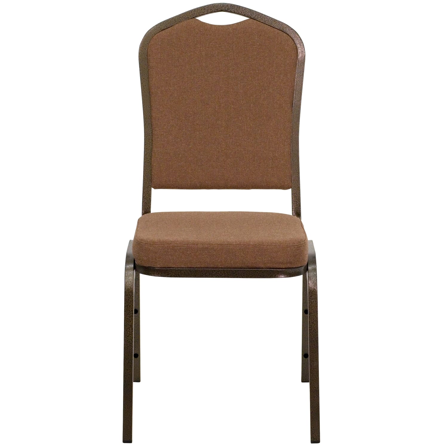 Flash Furniture HERCULES Series Crown Back Stacking Banquet Chair, Coffee/Goldvein - Image 11