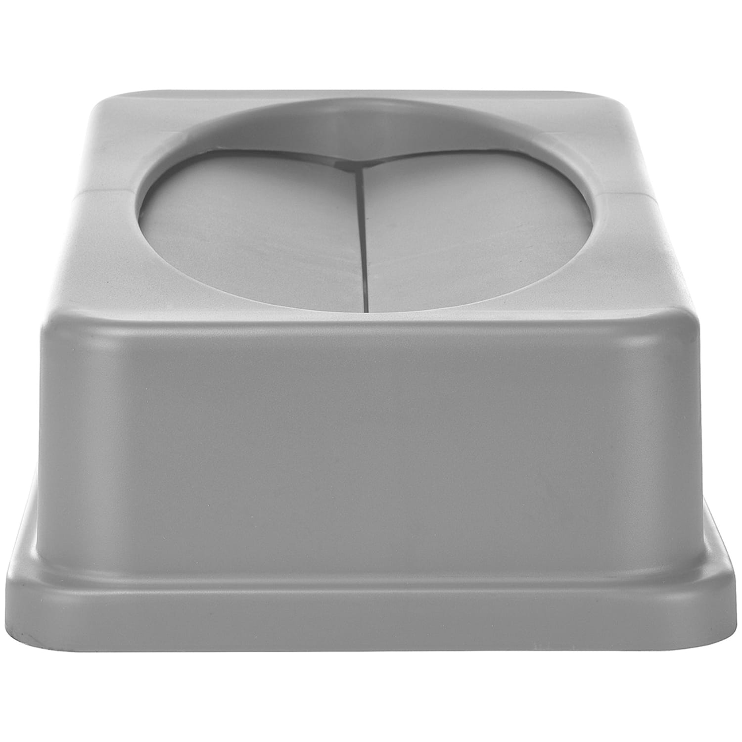 Alpine Slim Swinging Trash Can Lid, 5inH x 20inW x 12inD, Gray - Image 3