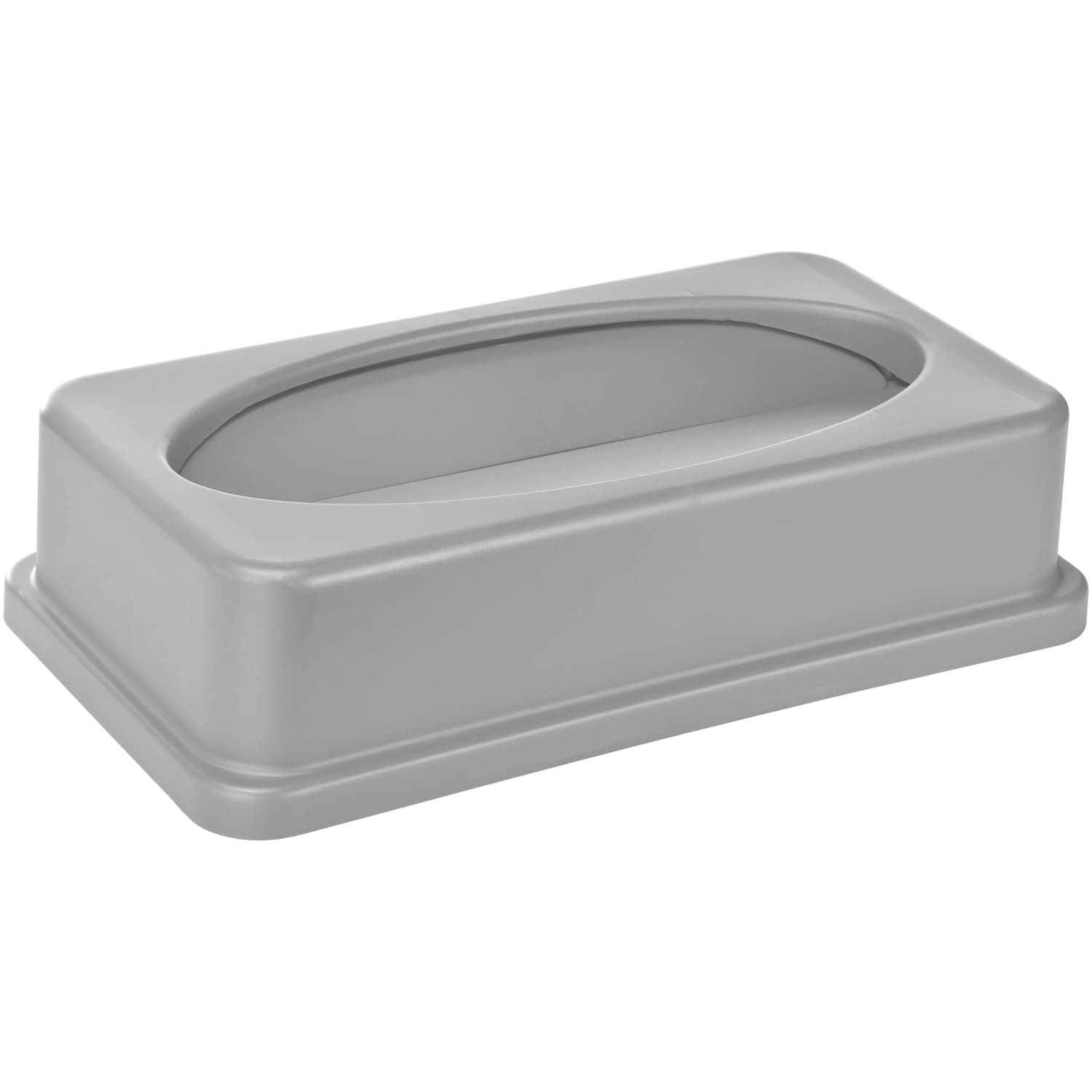 Alpine Slim Swinging Trash Can Lid, 5inH x 20inW x 12inD, Gray - Image 4