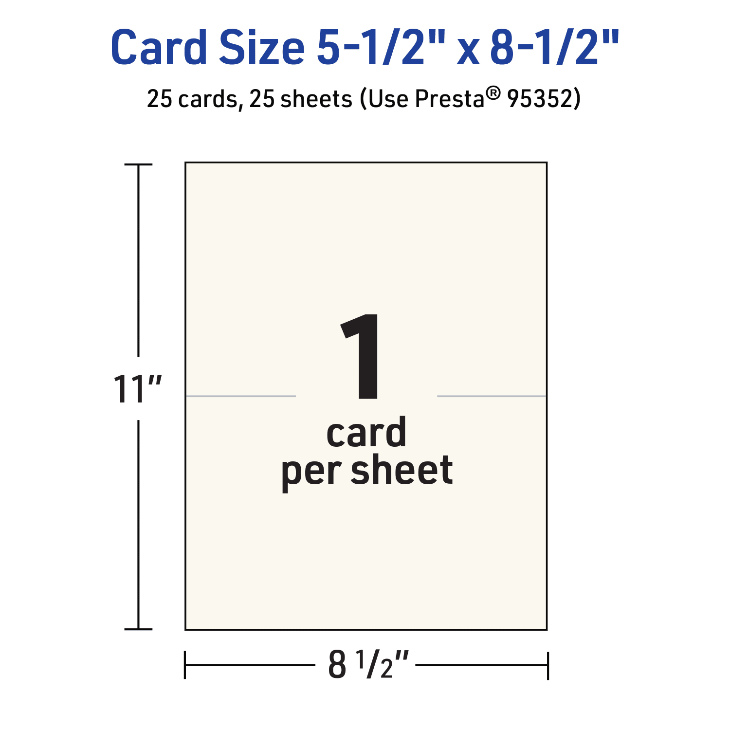 Avery Printable Half-Fold Greeting Cards, 5-1/2in x 8-1/2in Matte Ivory, Pack Of 25 - Image 6