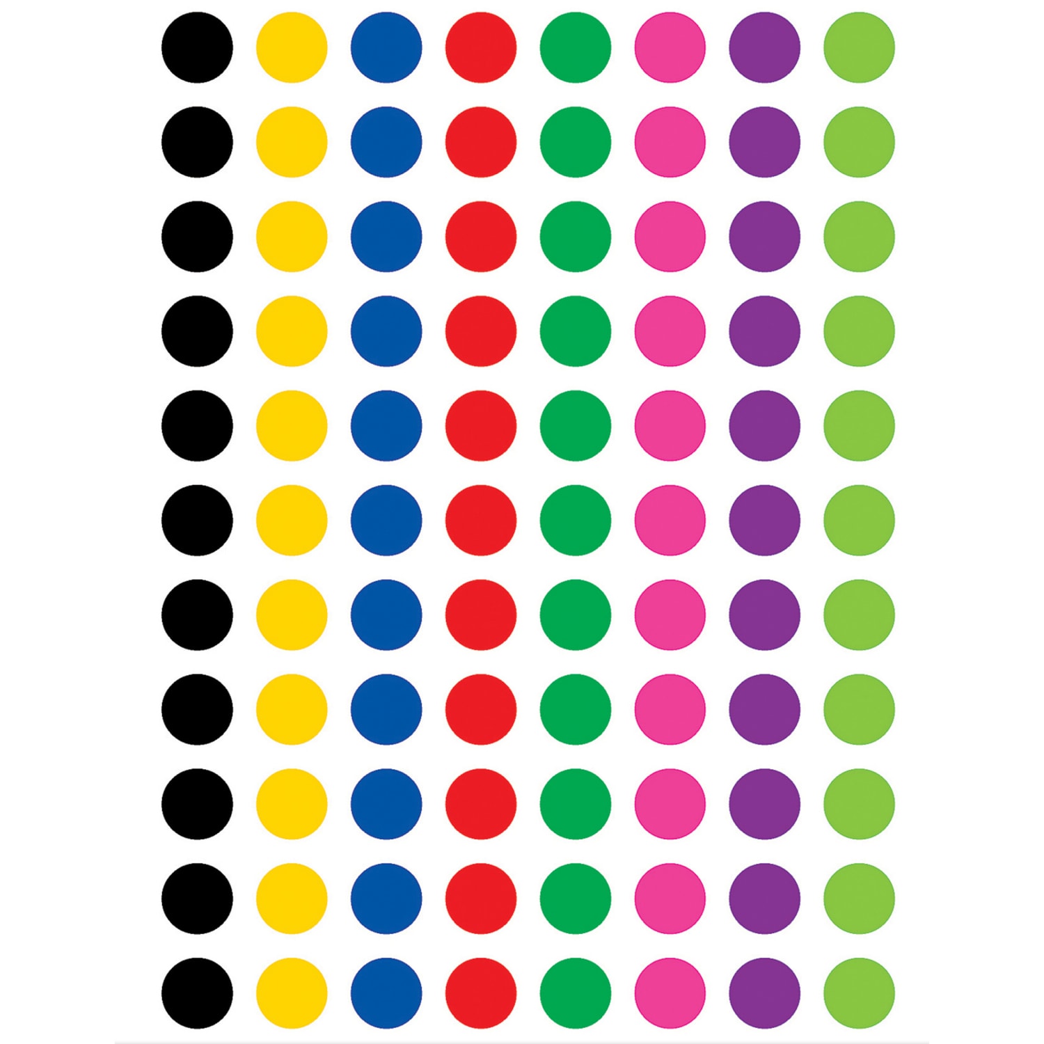 Teacher Created Resources Mini Stickers, Colorful Circles, 1,144 Stickers Per Pack, Set Of 6 Packs - Image 4