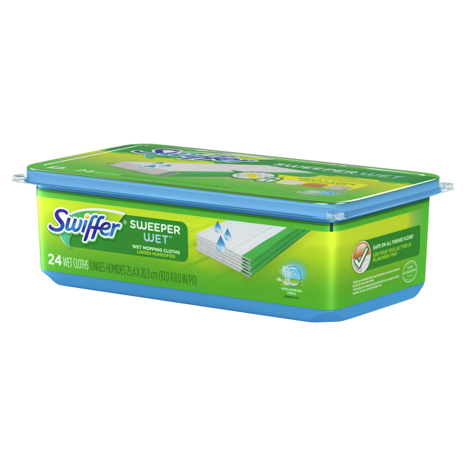 Swiffer Sweeper Wet Mopping Pad Refills, Open-Window Fresh Scent, 24 Count - Image 4
