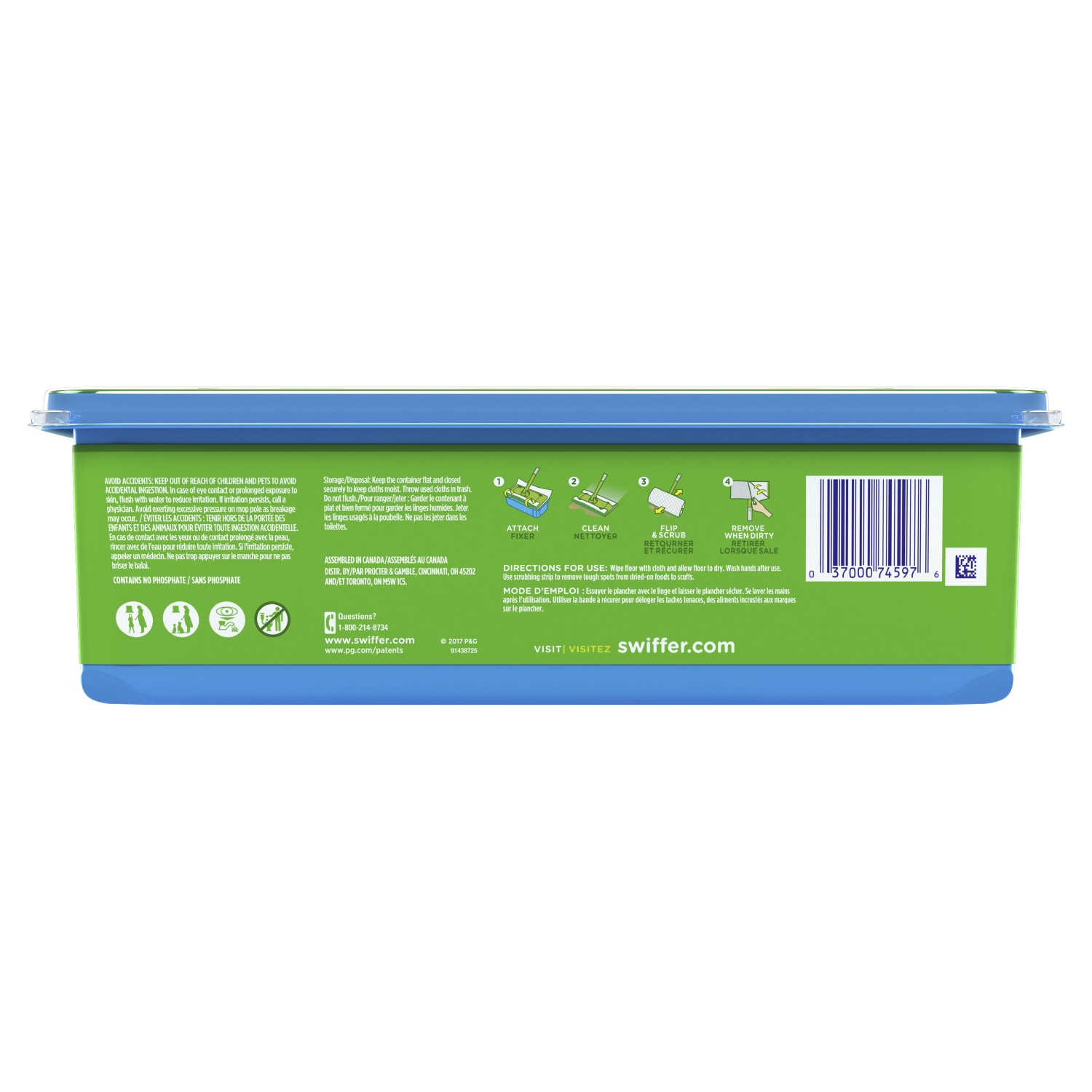 Swiffer Sweeper Wet Mopping Pad Refills, Open-Window Fresh Scent, 24 Count - Image 5