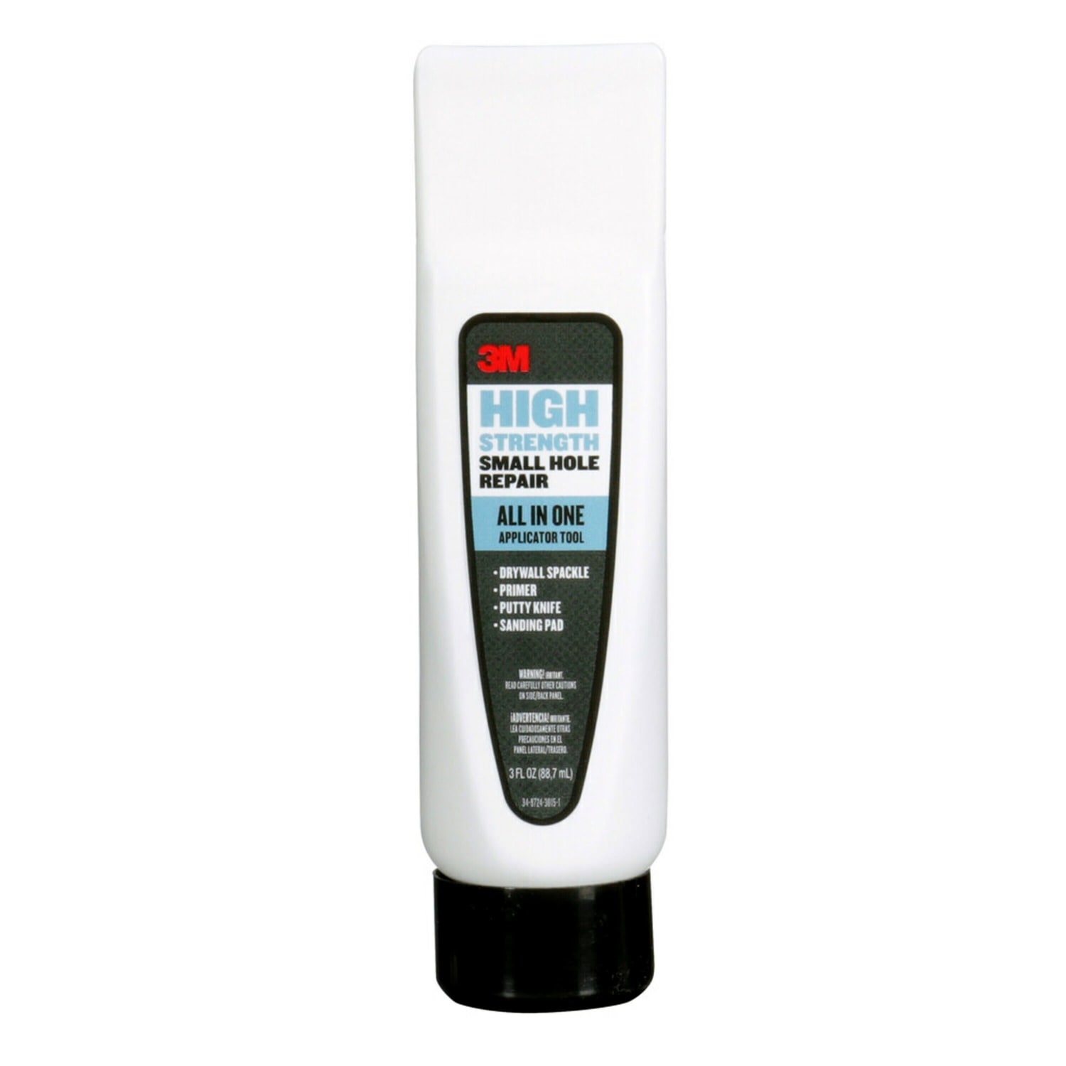3M High Strength Small Hole Repair, 1 Pack, All in One Applicator Tool, Quick and Easy Repair for Nicks and Nail Holes