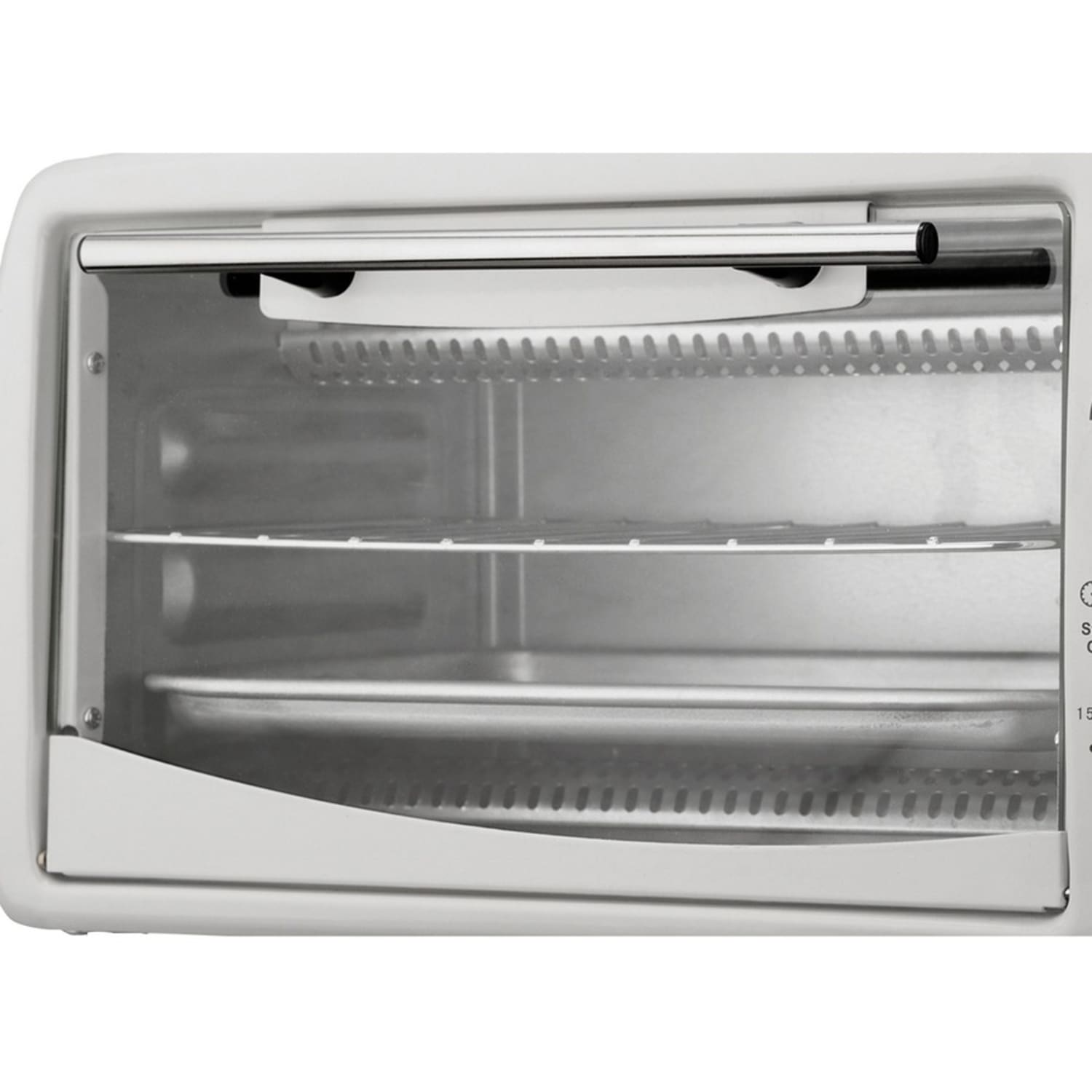 Brentwood 4-Slice Toaster Oven And Broiler, 9-1/2inH x 15-1/2inW x 9inD, White - Image 4