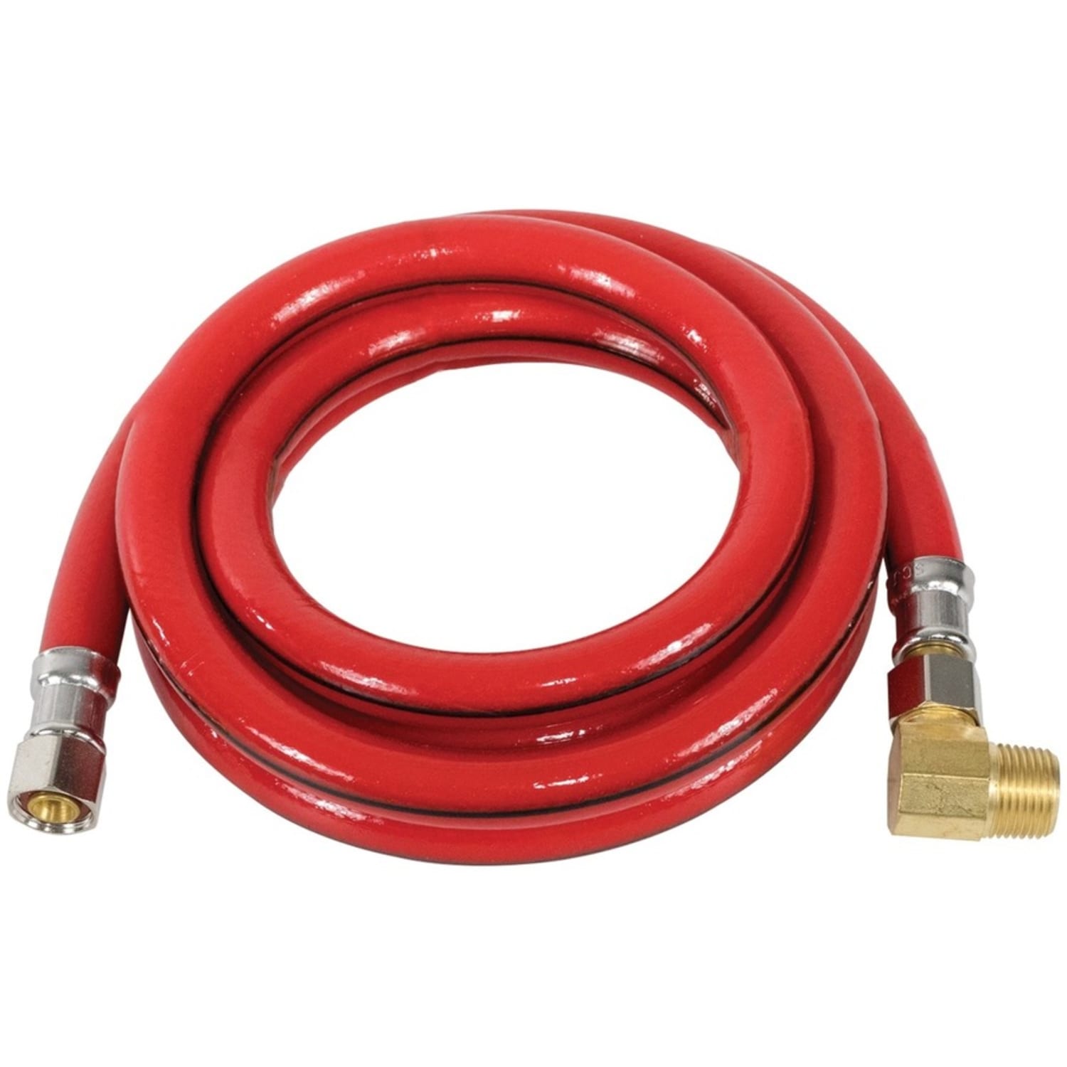 Certified Appliance Accessories PVC Dishwasher Connector with MIP Elbow, 6ft - 72in - Red, Stainless Steel, Gold, Silver - Stainless Steel, Vinyl, Polyvinyl Chloride (PVC), Polyester, Brass - Image 3