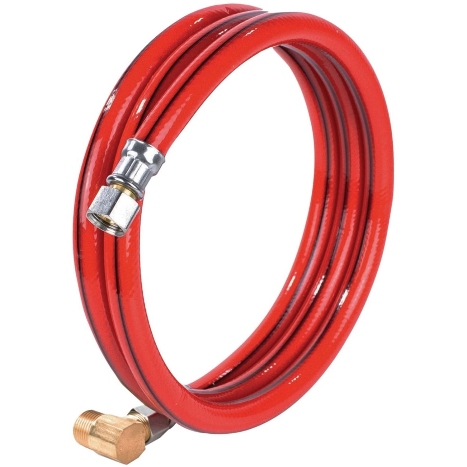 Certified Appliance Accessories PVC Dishwasher Connector with MIP Elbow, 6ft - 72in - Red, Stainless Steel, Gold, Silver - Stainless Steel, Vinyl, Polyvinyl Chloride (PVC), Polyester, Brass - Image 4