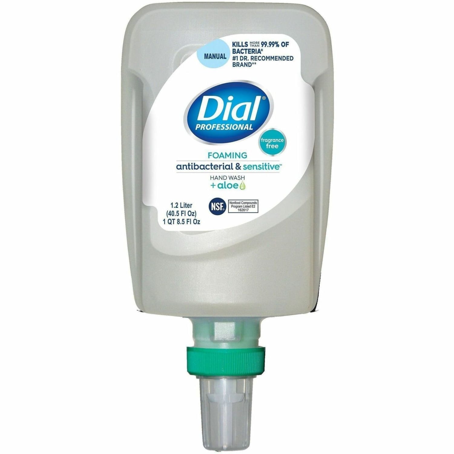 Dial FIT Refill Clean+ Foaming Hand Wash - 1.27 quart - Bacteria Remover, Odor Remover - Skin, Hand - 32100