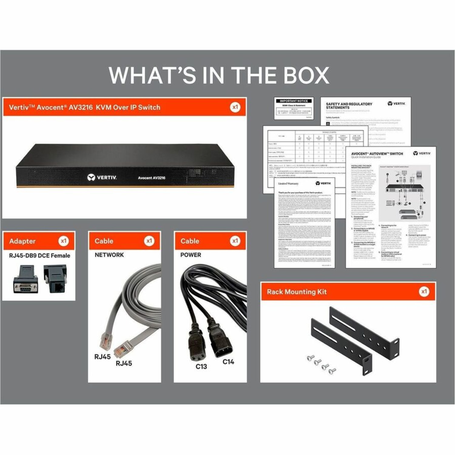 Vertiv Avocent AV3000 KVM Over IP Switch - 16 port KVM - VGA Cable (AV3216 - 400 - KVM over IP - Rackmount - AV3216400 - Image 6