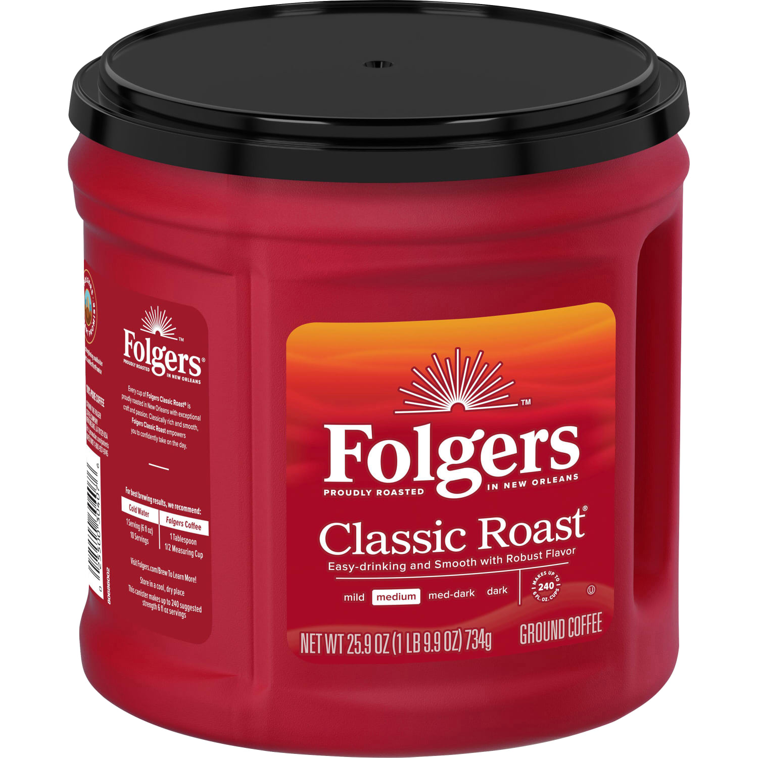 Folgers Classic Roast Ground Coffee, Medium - 25.9 oz - 1 Each - Image 4