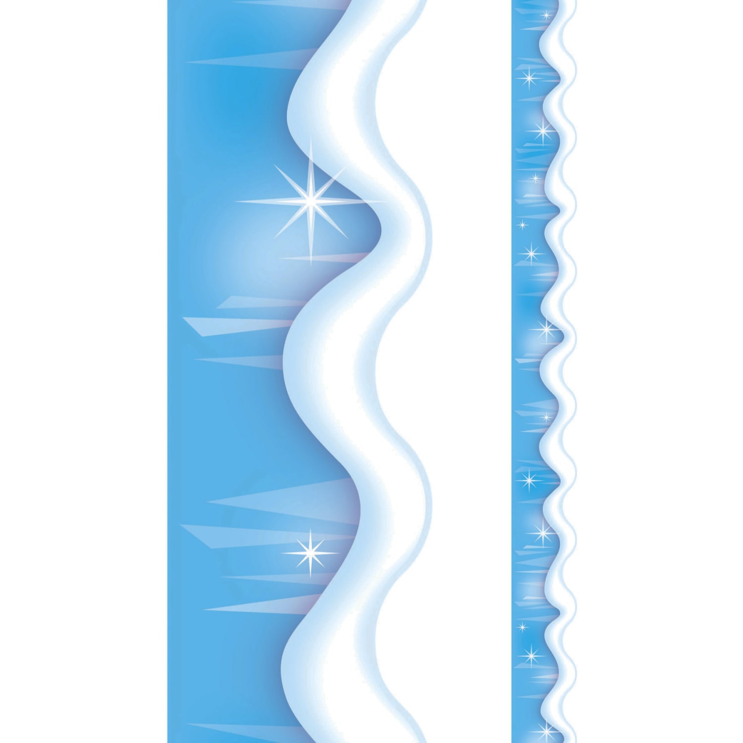 Trend Terrific Trimmers Packs, 39' x 2-1/4in, Snow and Ice, Set Of 6 Packs - Image 4