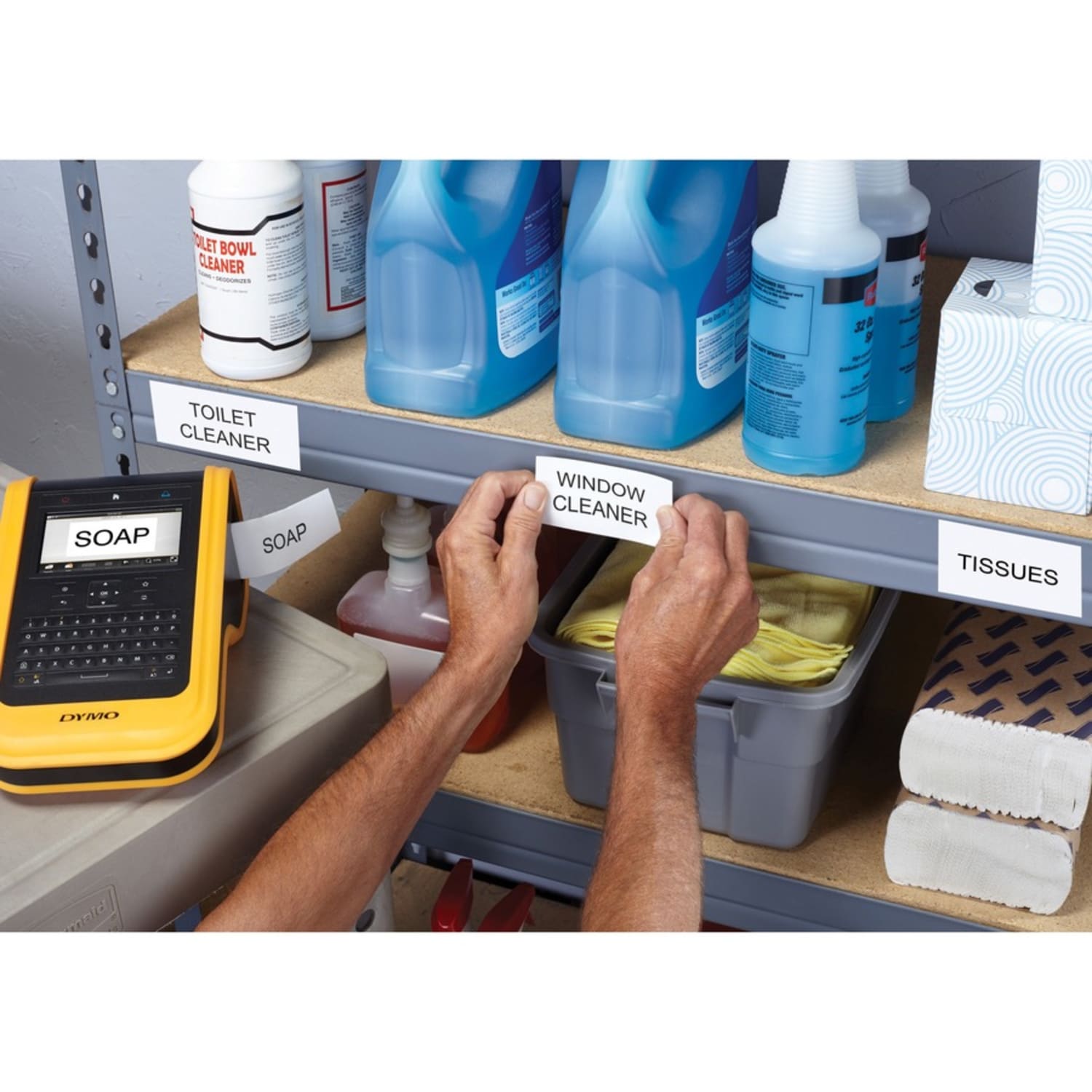 Dymo XTL All-purpose Vinyl Labels - 2in Width - Thermal Transfer - White - Vinyl - Water Resistant - Chemical Resistant, Heat Resistant, Cold Resistant, Oil Resistant, Durable, Smear Resistant, Fade Resistant, Easy Peel - 1 Each - Image 3