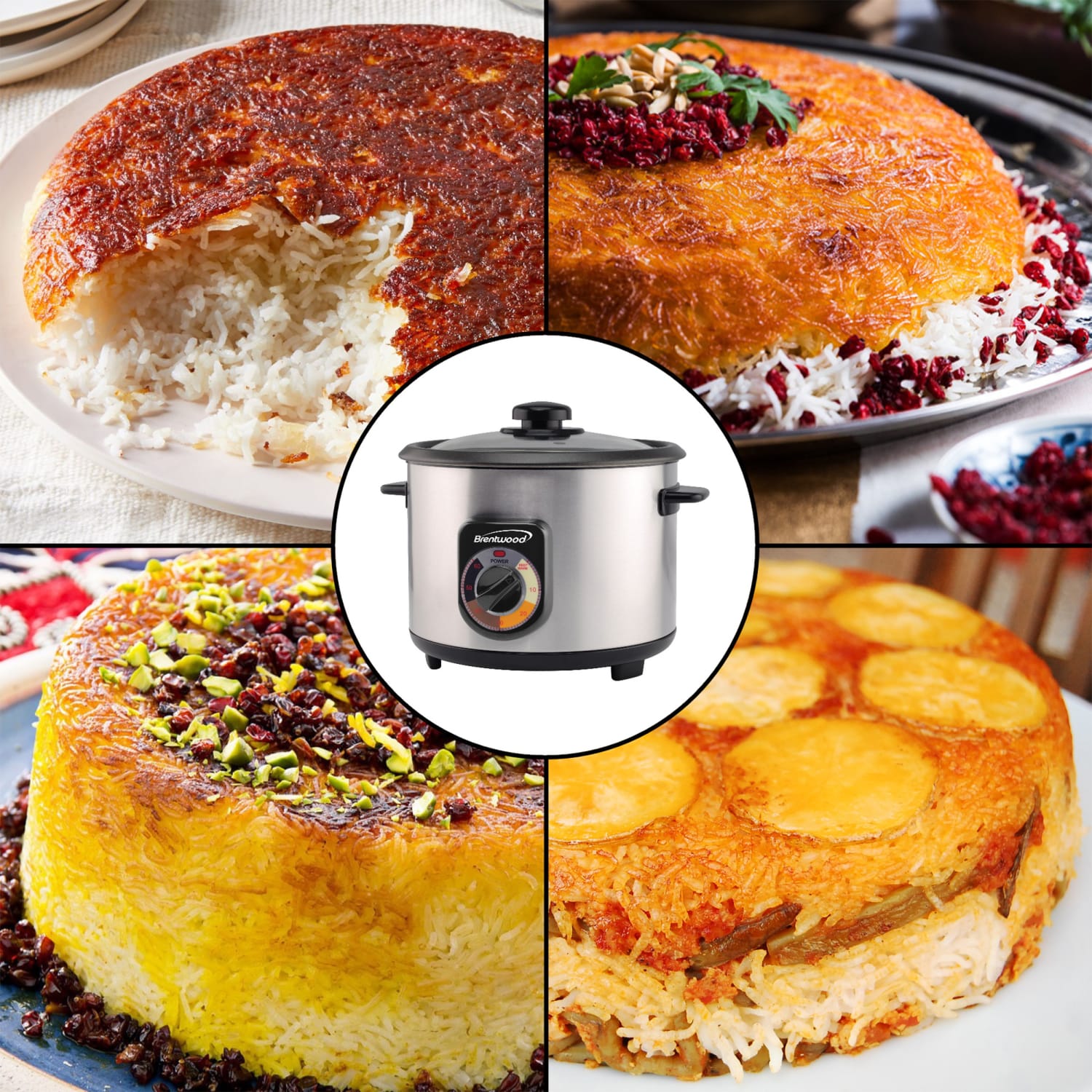 Brentwood 10-Cup Crunchy Persian Rice Cooker - Image 5