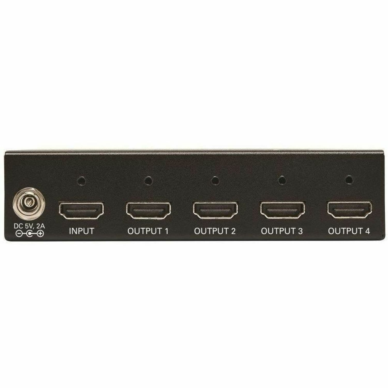Eaton Tripp Lite series 4-Port HDMI Splitter, 4K x 2K @ 60 Hz, 4:4:4, Multi-Resolution Support, HDR, HDCP 2.2, TAA - Video/audio splitter - 4 x HDMI - desktop, rack-mountable - government GSA - TAA Compliant - Image 4