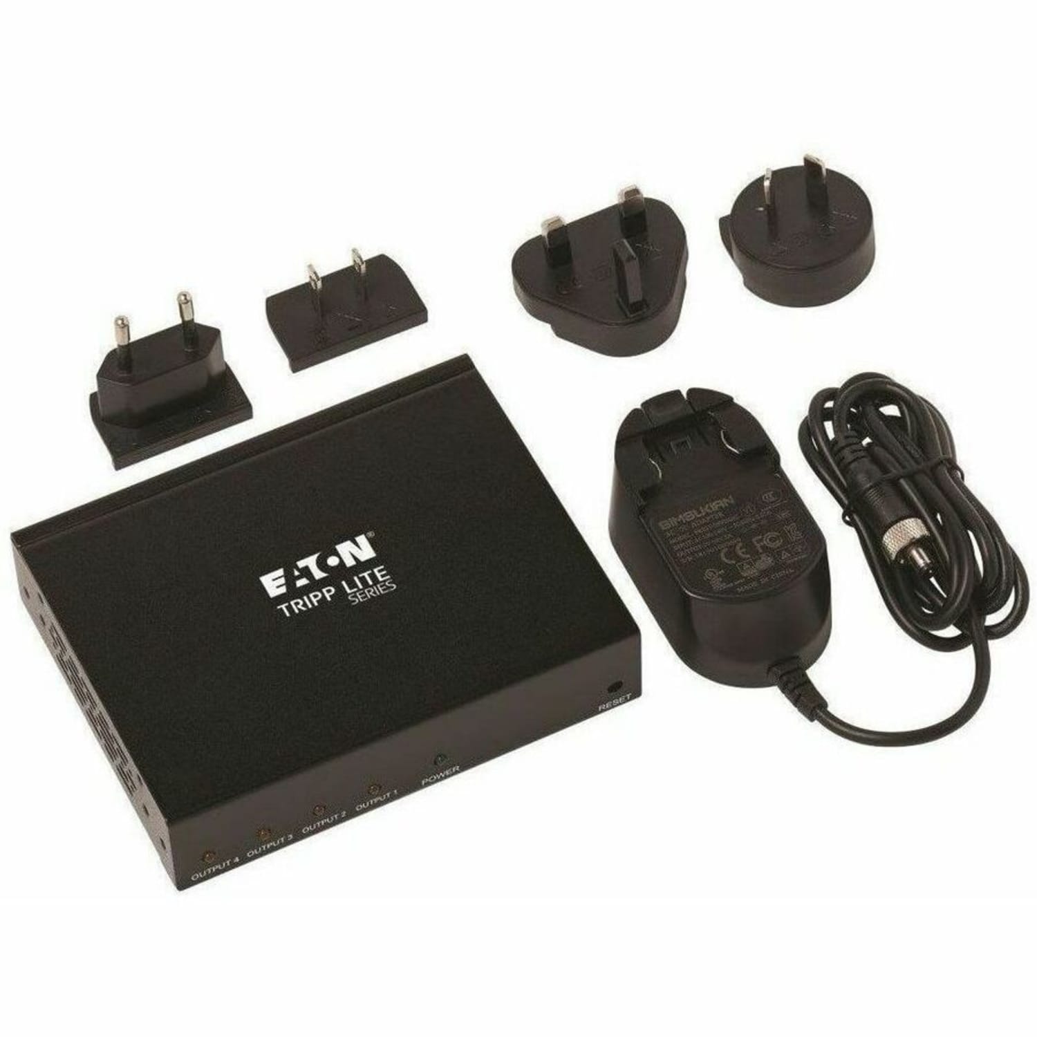 Eaton Tripp Lite series 4-Port HDMI Splitter, 4K x 2K @ 60 Hz, 4:4:4, Multi-Resolution Support, HDR, HDCP 2.2, TAA - Video/audio splitter - 4 x HDMI - desktop, rack-mountable - government GSA - TAA Compliant - Image 5