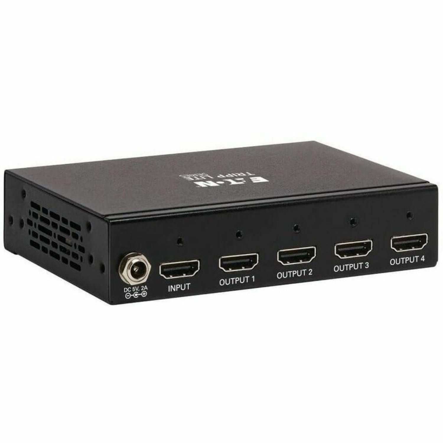 Eaton Tripp Lite series 4-Port HDMI Splitter, 4K x 2K @ 60 Hz, 4:4:4, Multi-Resolution Support, HDR, HDCP 2.2, TAA - Video/audio splitter - 4 x HDMI - desktop, rack-mountable - government GSA - TAA Compliant - Image 6