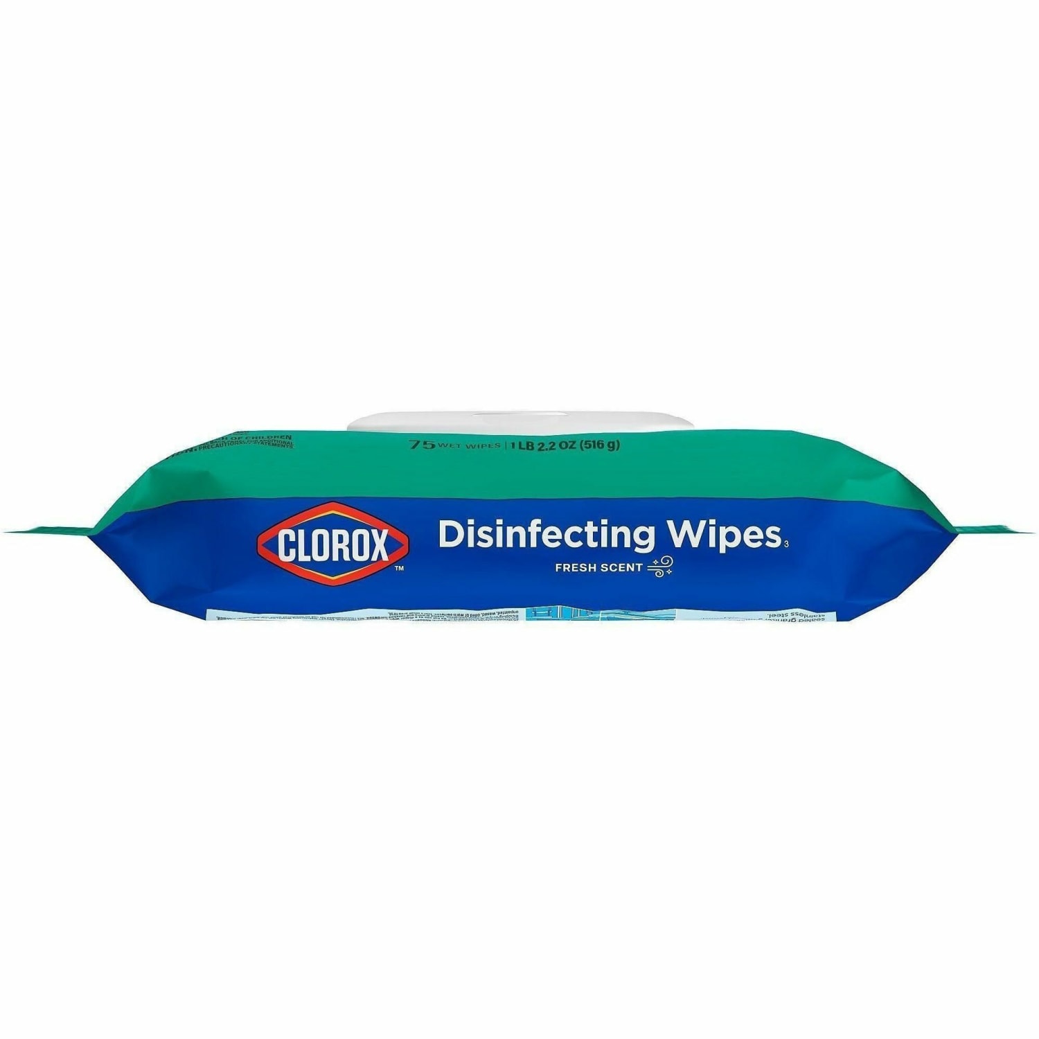 Clorox Bleach-free Disinfecting Cleaning Wipes - Fresh Scent - Bleach-free, Antibacterial - White - 75 Pack - 600 / Pallet - Image 4
