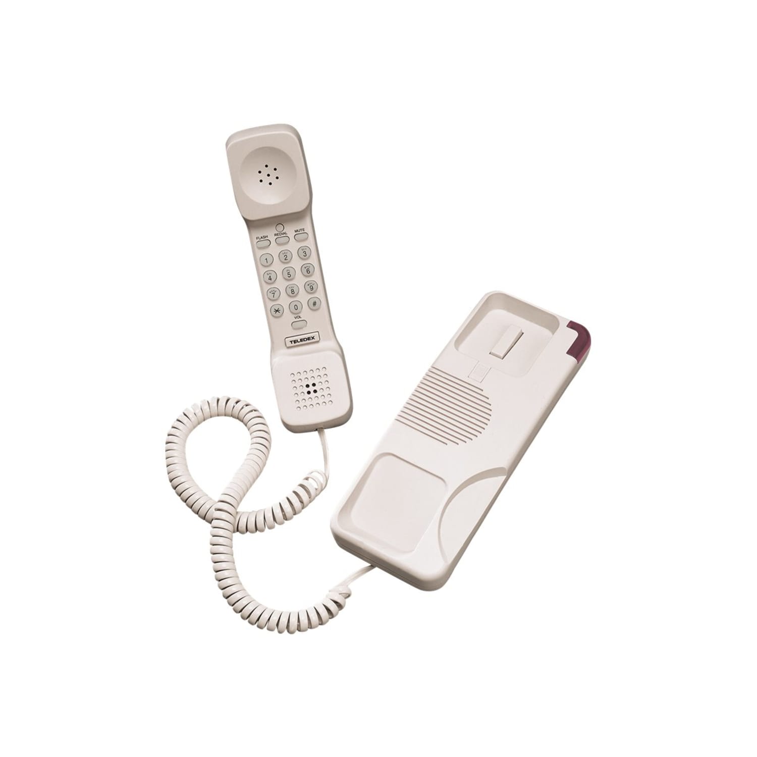 TeleMatrix Trimline Corded Phone, With ADA Volume Boost/Data Port, Ash, 69119 - Image 3