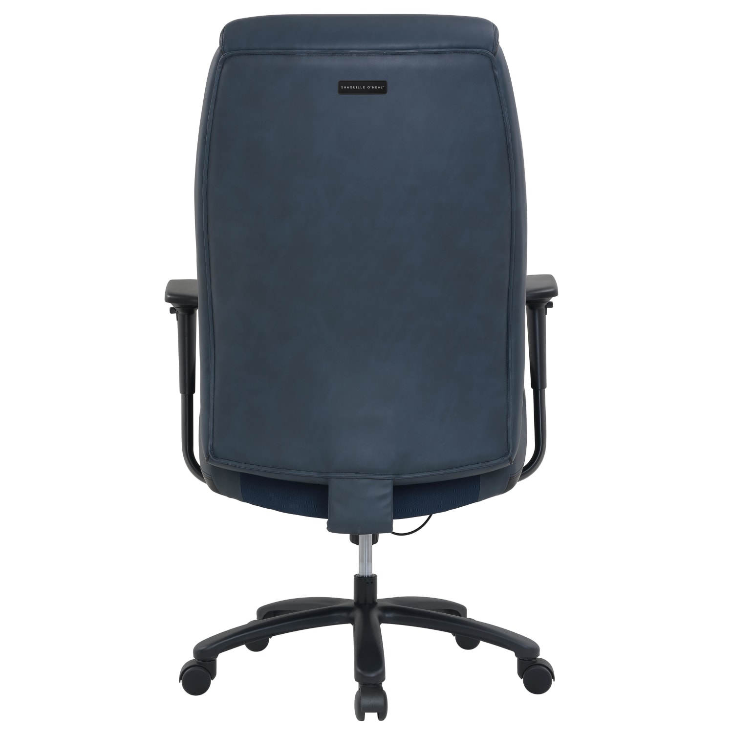 Shaquille O-Neal Nereus XXL Ergonomic Bonded Leather High-Back Executive Chair, Blue - Image 4