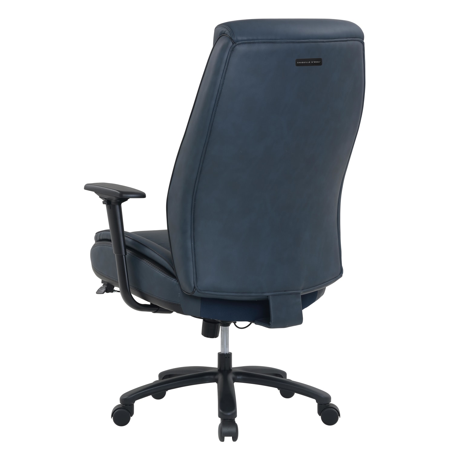 Shaquille O-Neal Nereus XXL Ergonomic Bonded Leather High-Back Executive Chair, Blue - Image 5