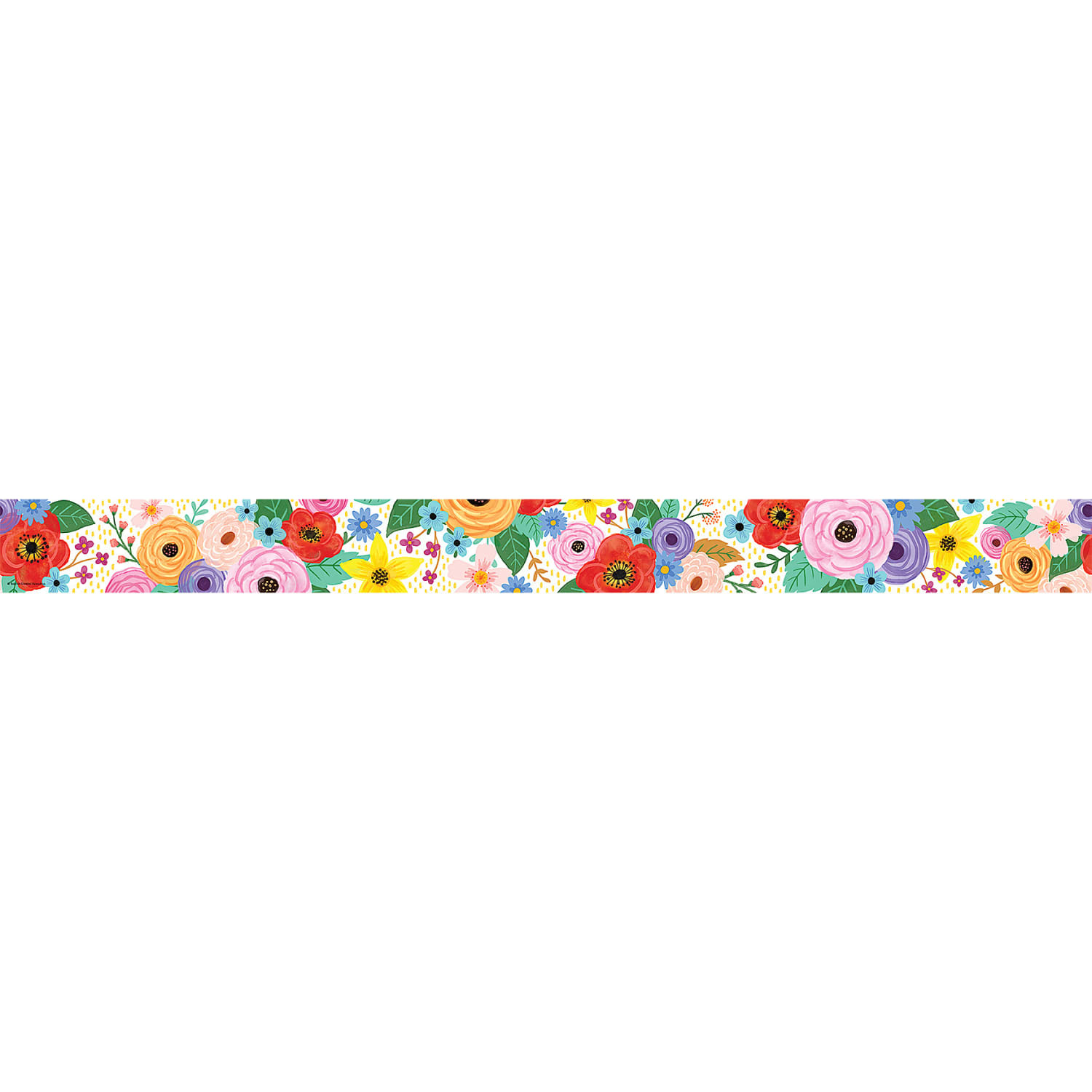 Teacher Created Resources Straight Border Trim, Wildflowers, 35ft Per Pack, Set Of 6 Packs - Image 4