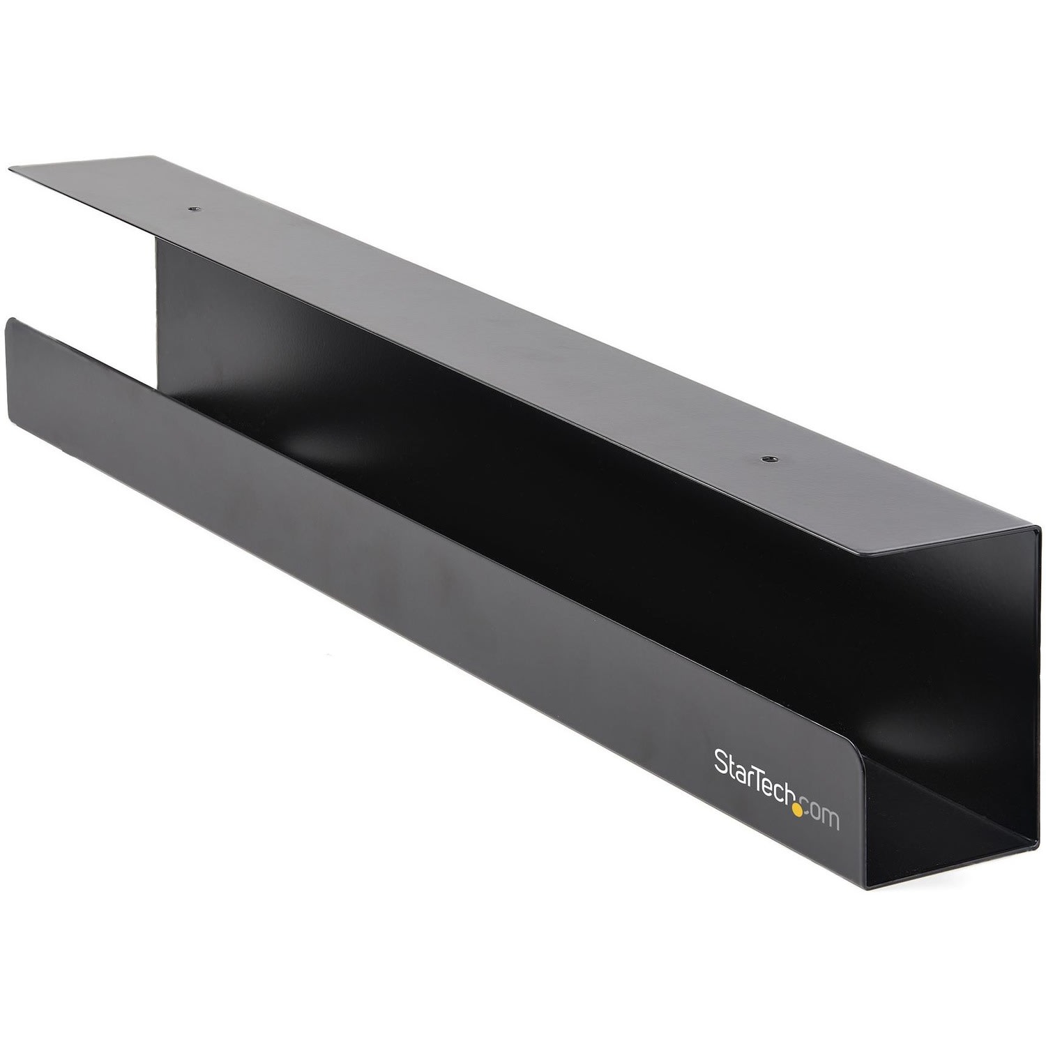StarTech.com Under Desk Cable Management Tray, Cable Tray Organizer/Manager, Desk/Table Mount, Cord/Power Strip Holder, 23 1/2inL x 4 1/2inD