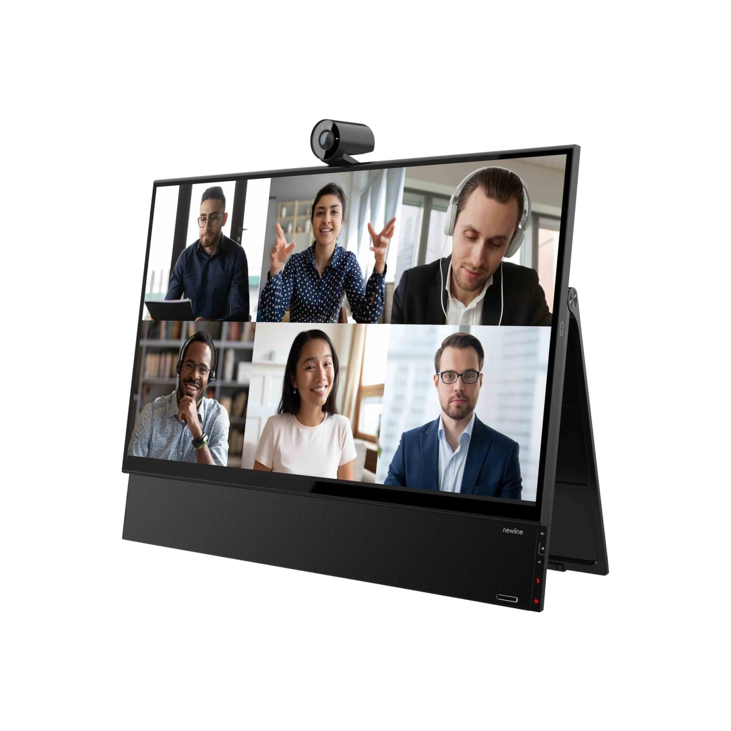 Newline FLEX - LCD monitor - 27in - touchscreen - 3840 x 2160 4K - 350 cd/m2 - 1000:1 - HDMI, USB-C - speakers with subwoofer - Image 3