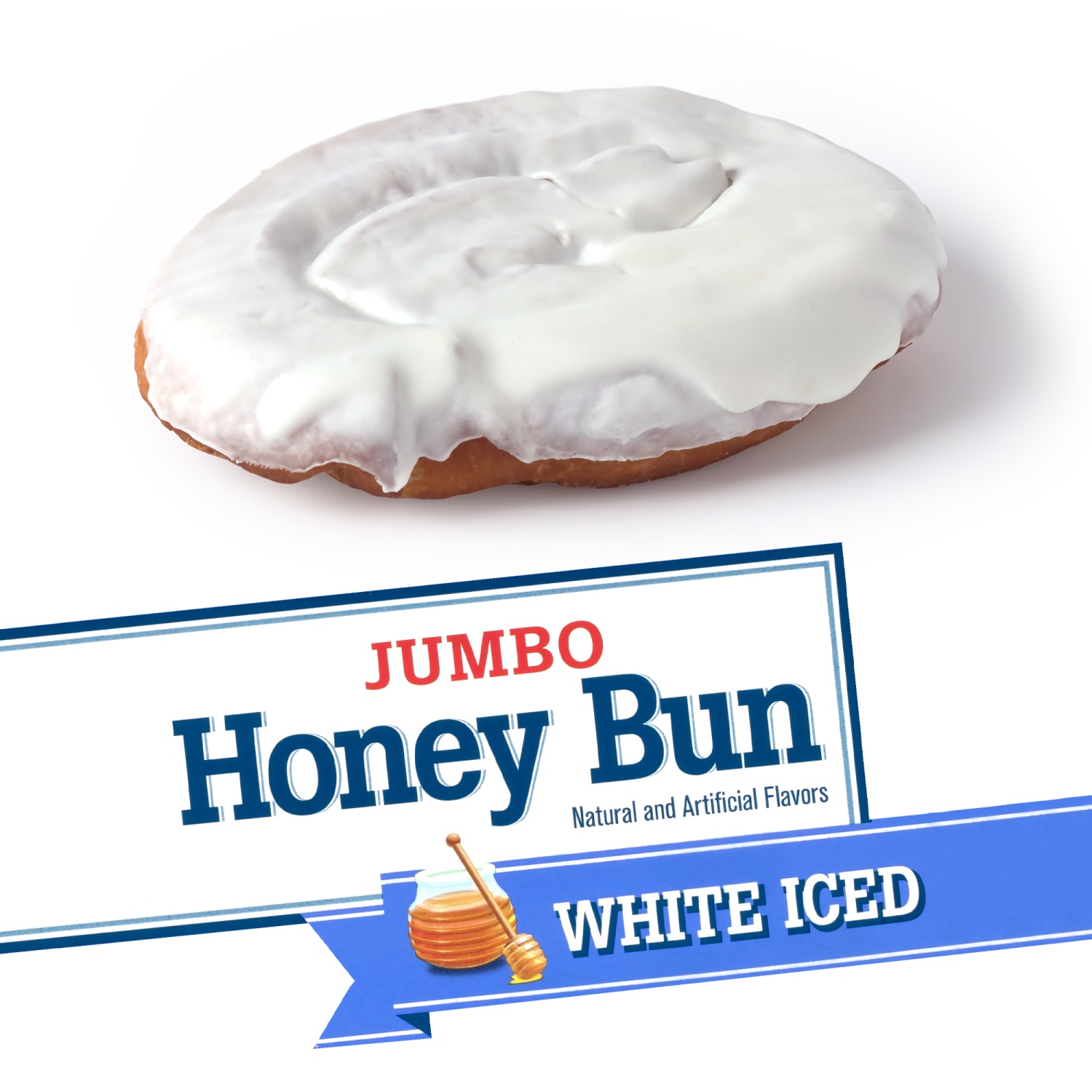 Hostess Cloverhill Jumbo Iced Honeybuns, 4 Oz, 6 Honeybuns Per Pack, Set Of 6 Packs - Image 4