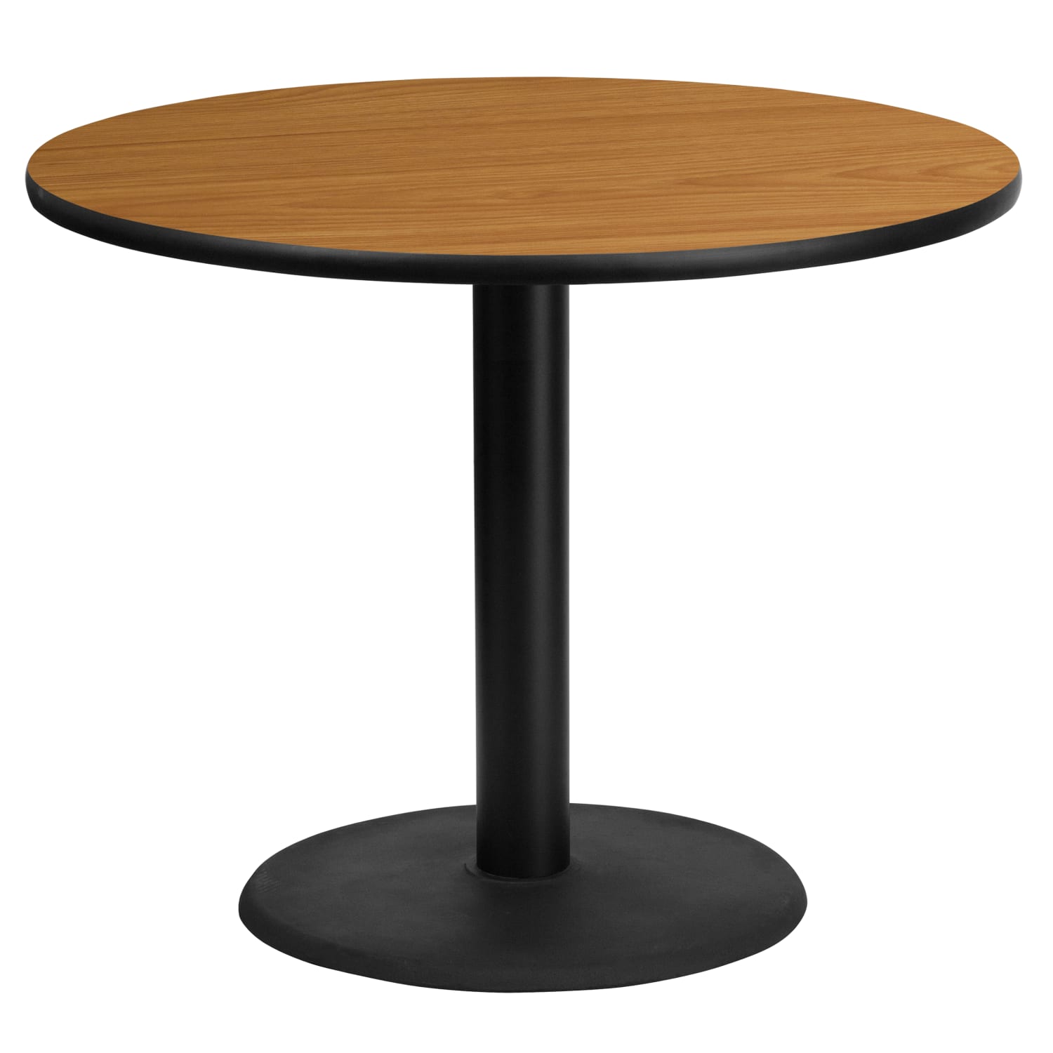 Flash Furniture Round Hospitality Table, 31-3/16inH x 36inW x 36inD, Natural - Image 3