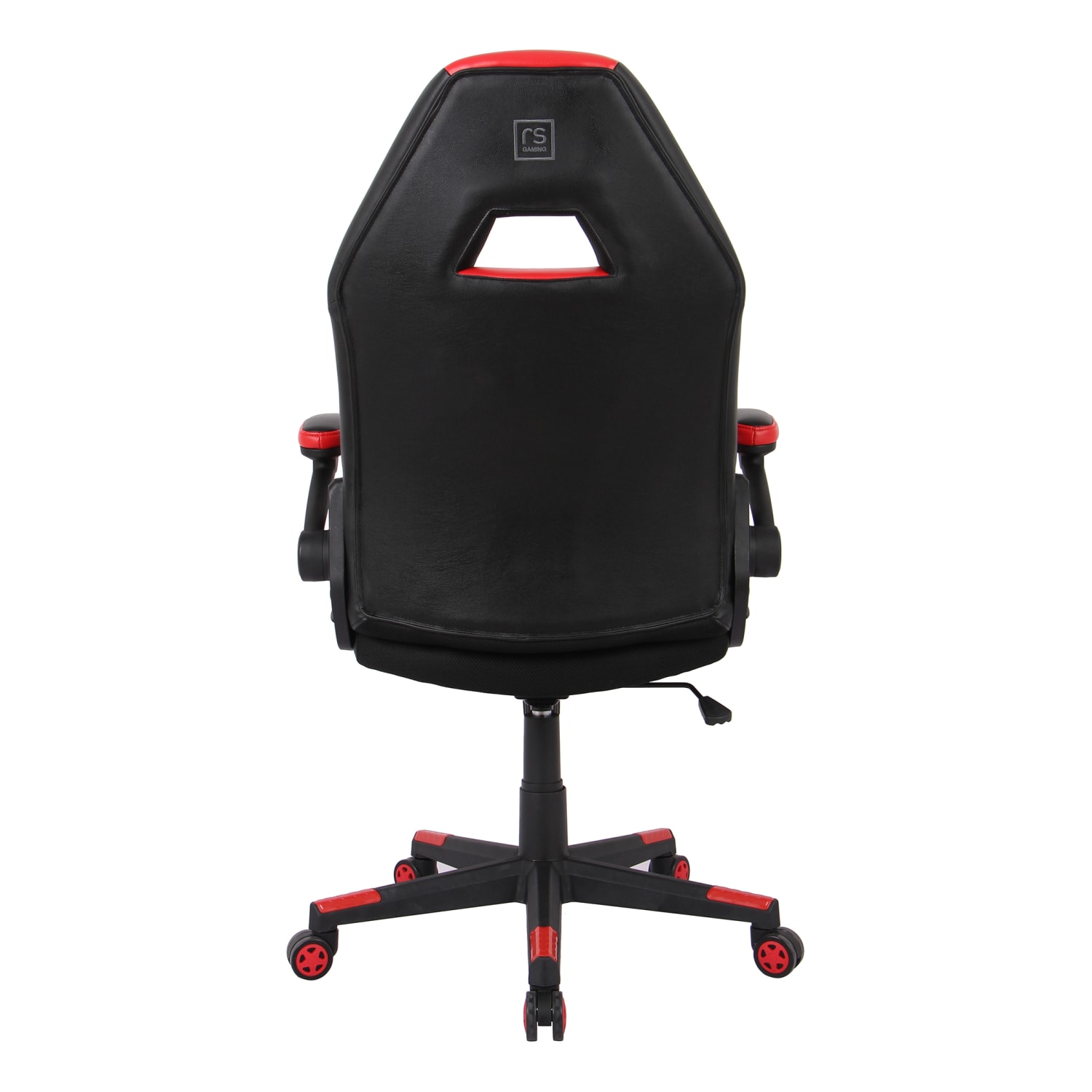 RS Gaming RGX Faux Leather High Back Gaming Office Chair BlackRed BIFMA Compliant PopularChairscom
