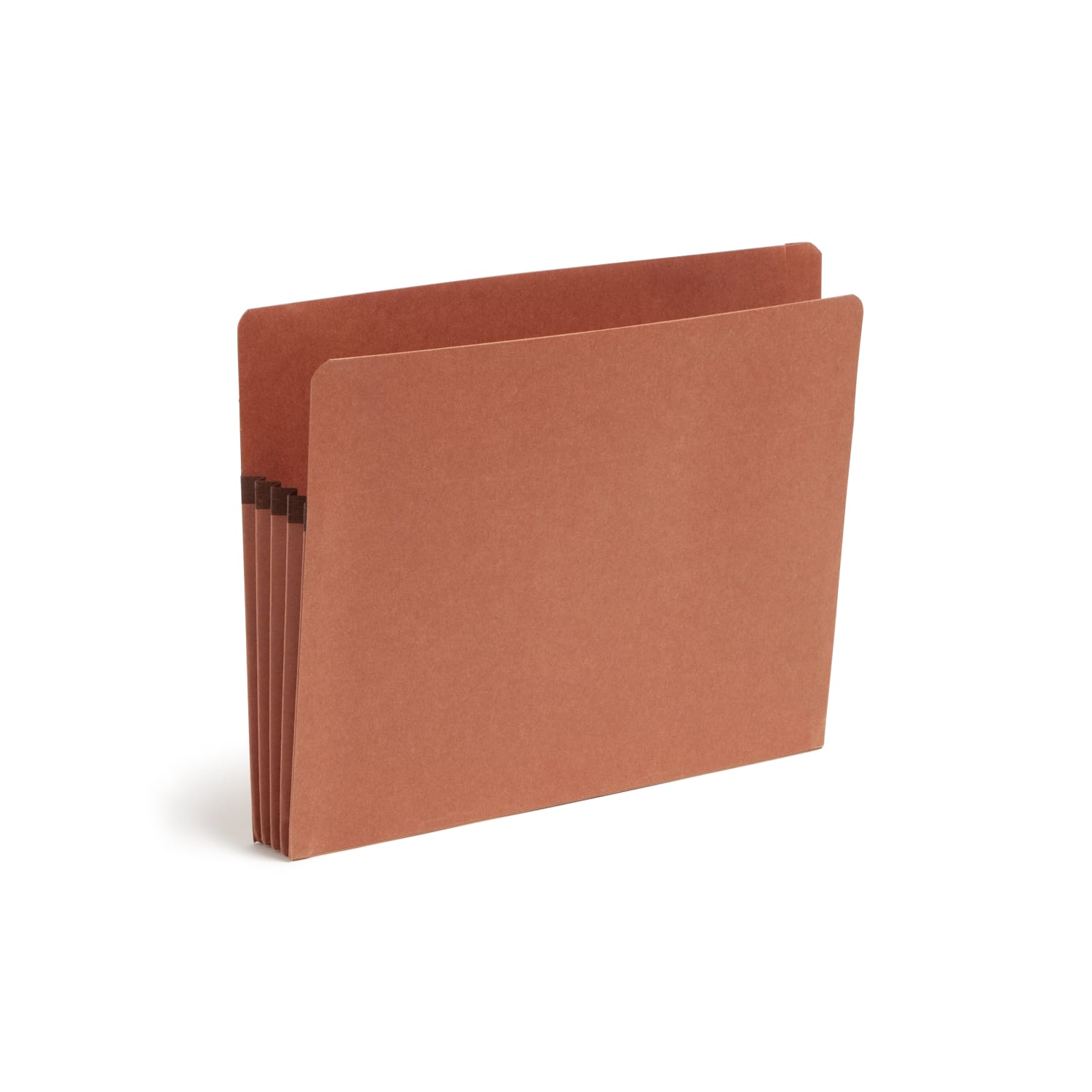 Smead SuperTab File Pockets, Straight Cut, Letter Size, 30% Recycled, Redrope, Box Of 10 - Image 4