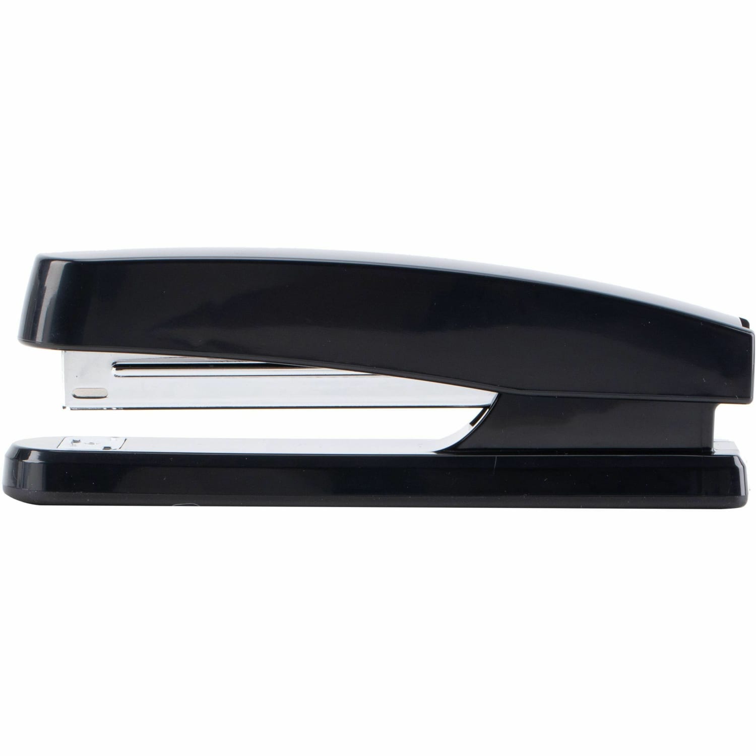 Business Source Full-strip Plastic Desktop Stapler - Staples Upto 20 Sheet of 20lb Paper - Holds Upto 210 Staple - Full Strip - Staple Size: 0.25in - Black - Plastic, Metal - 1 Each - Image 4