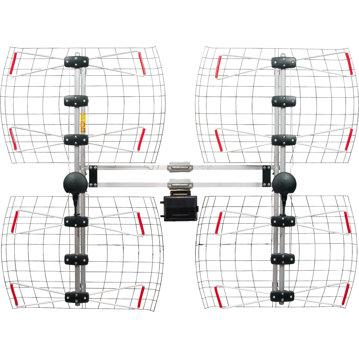 Antennas Direct 8-Element Bowtie Multi-Directional UHF Outdoor HDTV Antenna with 70+ Mile Range & All-Weather Mounting Hardware
