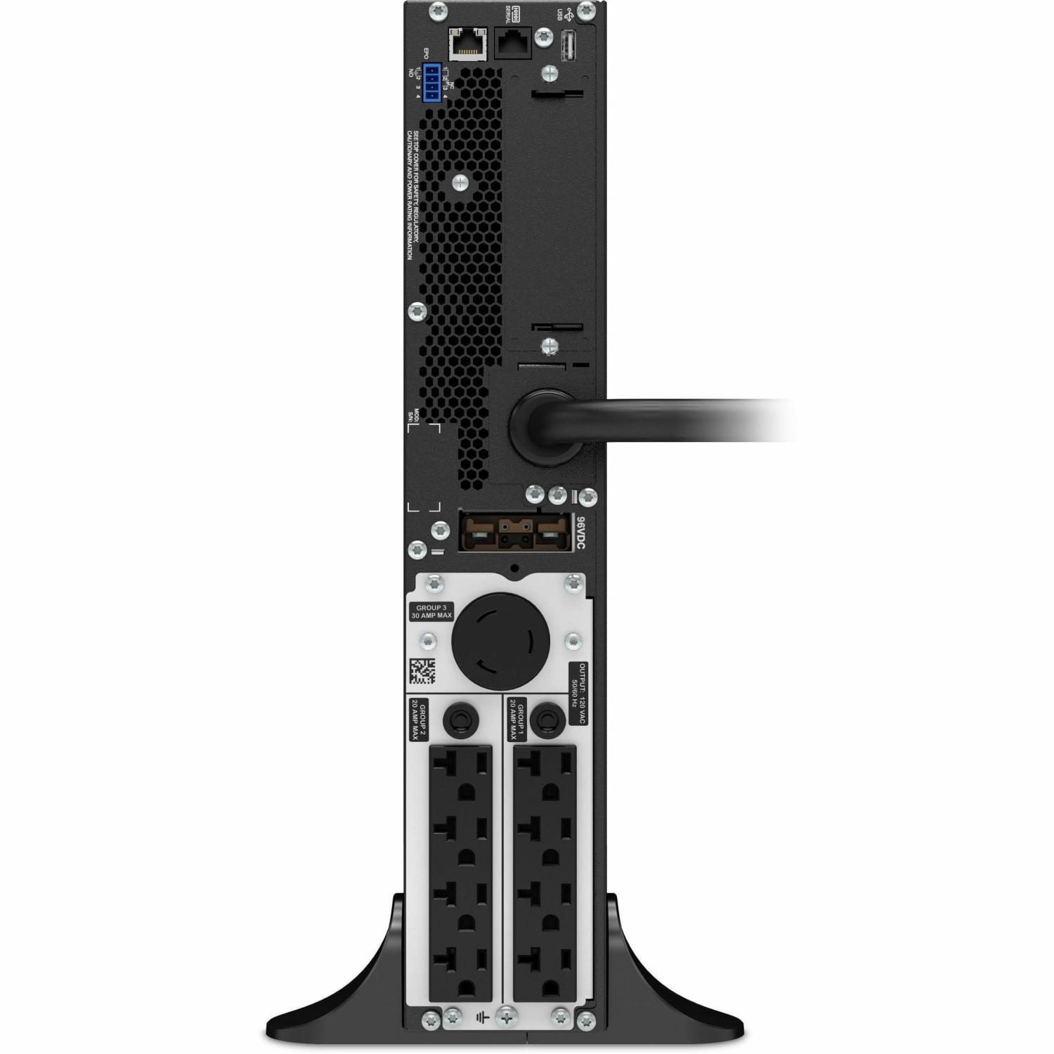 APC Smart-UPS On-Line, 3kVA, Tower, 120V, 8x 5-20R+1x L5-30R NEMA outlets, SmartSlot, Extended runtime, W/O rail kit - SRT3000XLA - Image 4