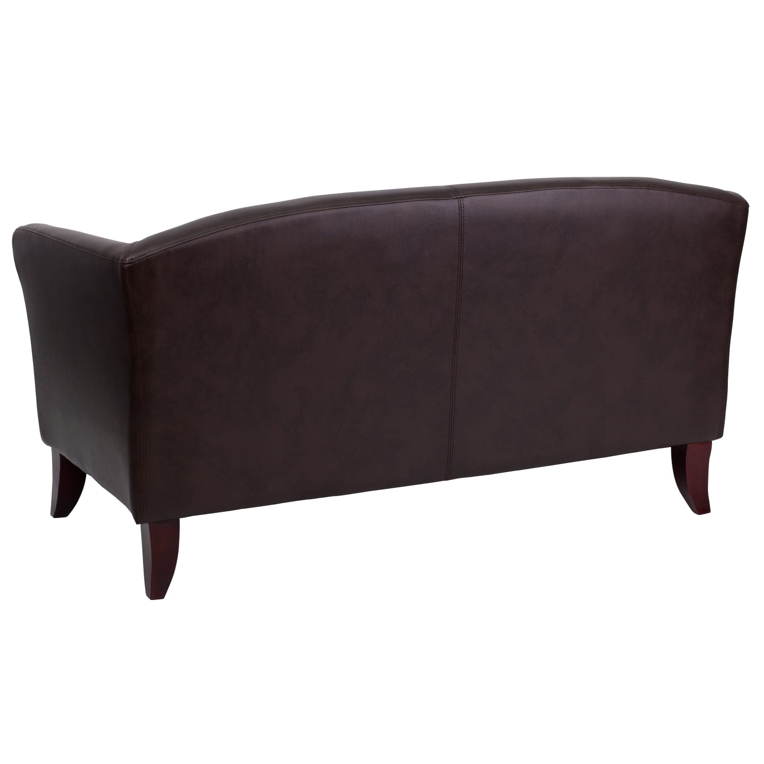 Flash Furniture Hercules Imperial LeatherSoft Faux Leather Loveseat, Brown - Image 8