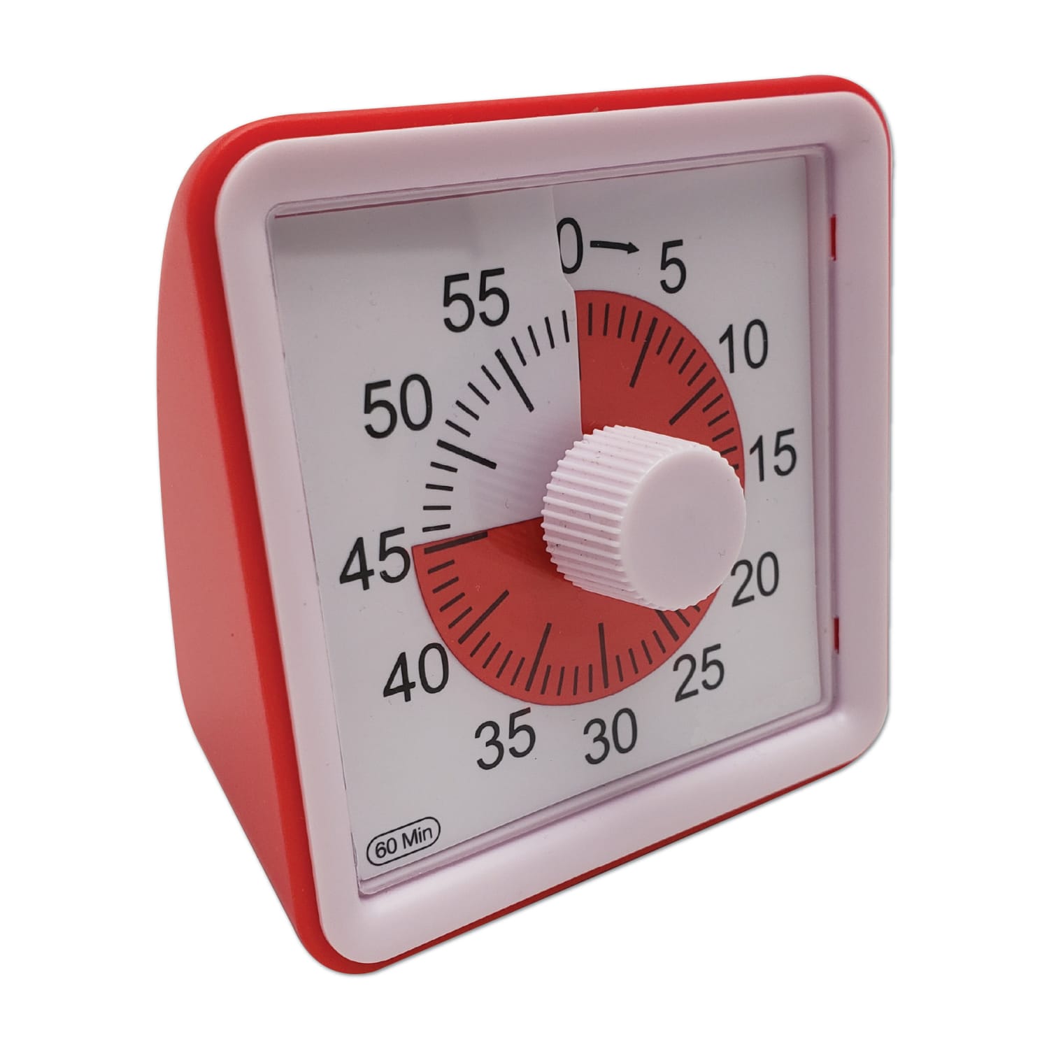 Ashley SmartTime To Go Digital Timer, 3in x 3in, Red
