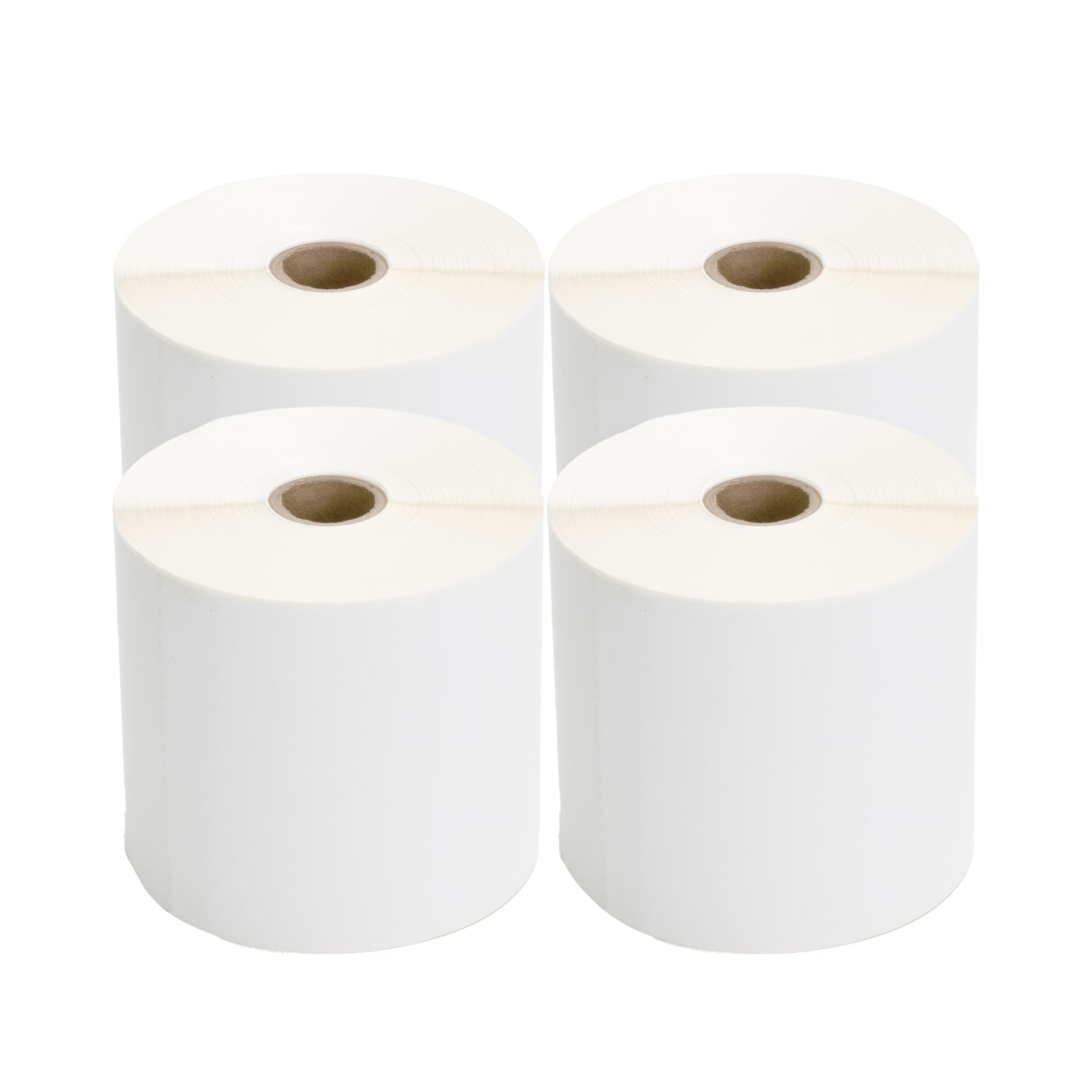 TSC Thermal Transfer Labels, Rectangular, 4in x 6in, White, 450 Labels Per Roll, Pack Of 4 Rolls