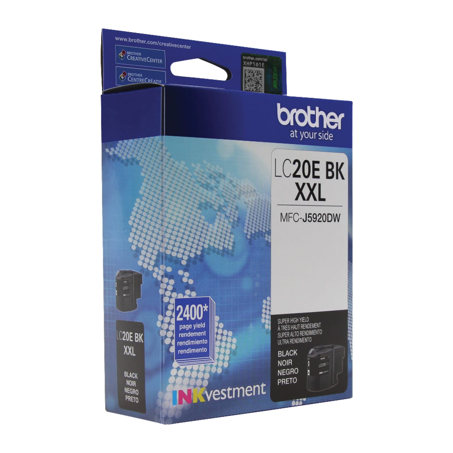 Brother LC20 Black Extra-High-Yield Ink Cartridge, LC20EBKS Environmental Program - Image 4