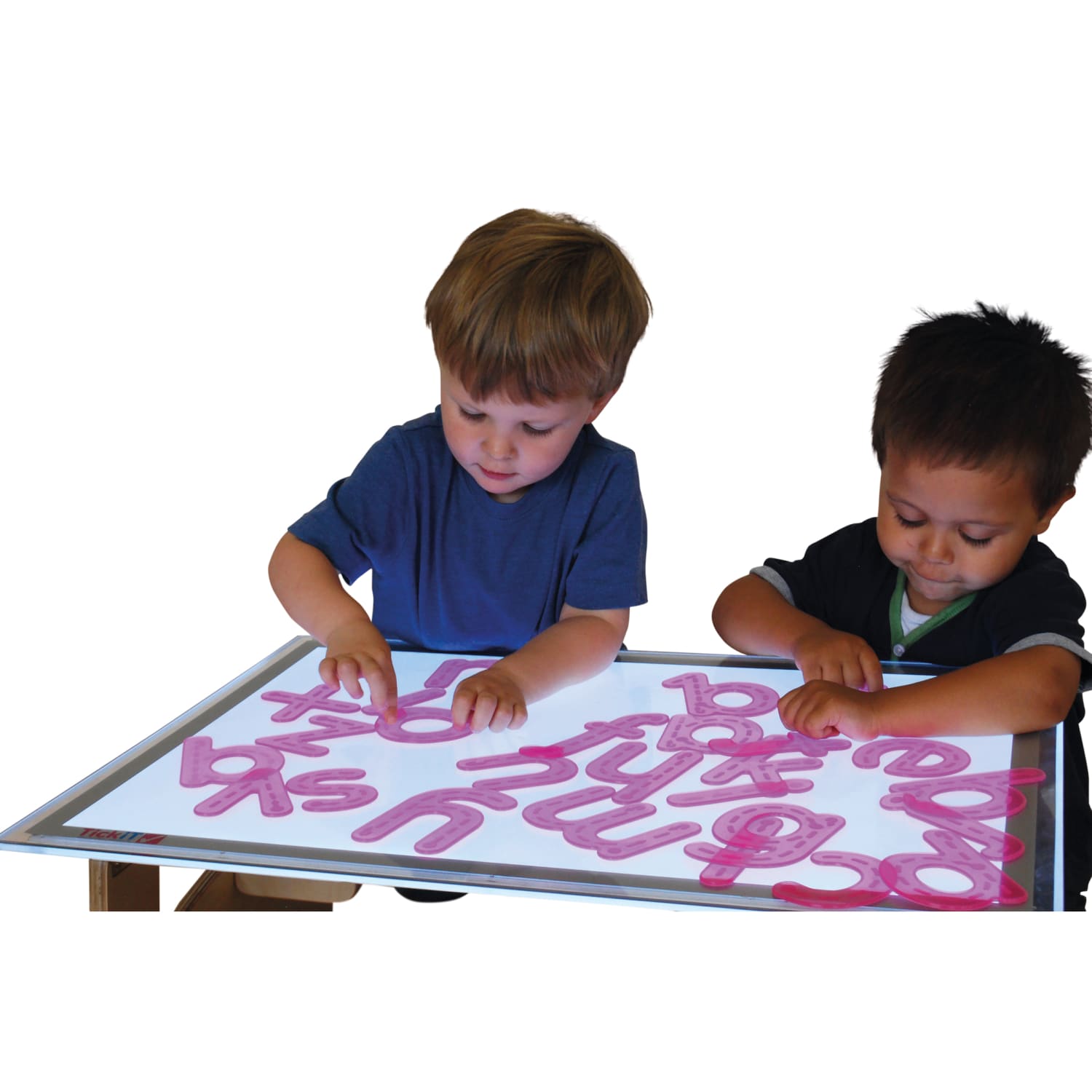 TickiT SiliShapes Trace Alphabet Letters, 4-3/4in, Pink, Set Of 26 Letters - Image 3