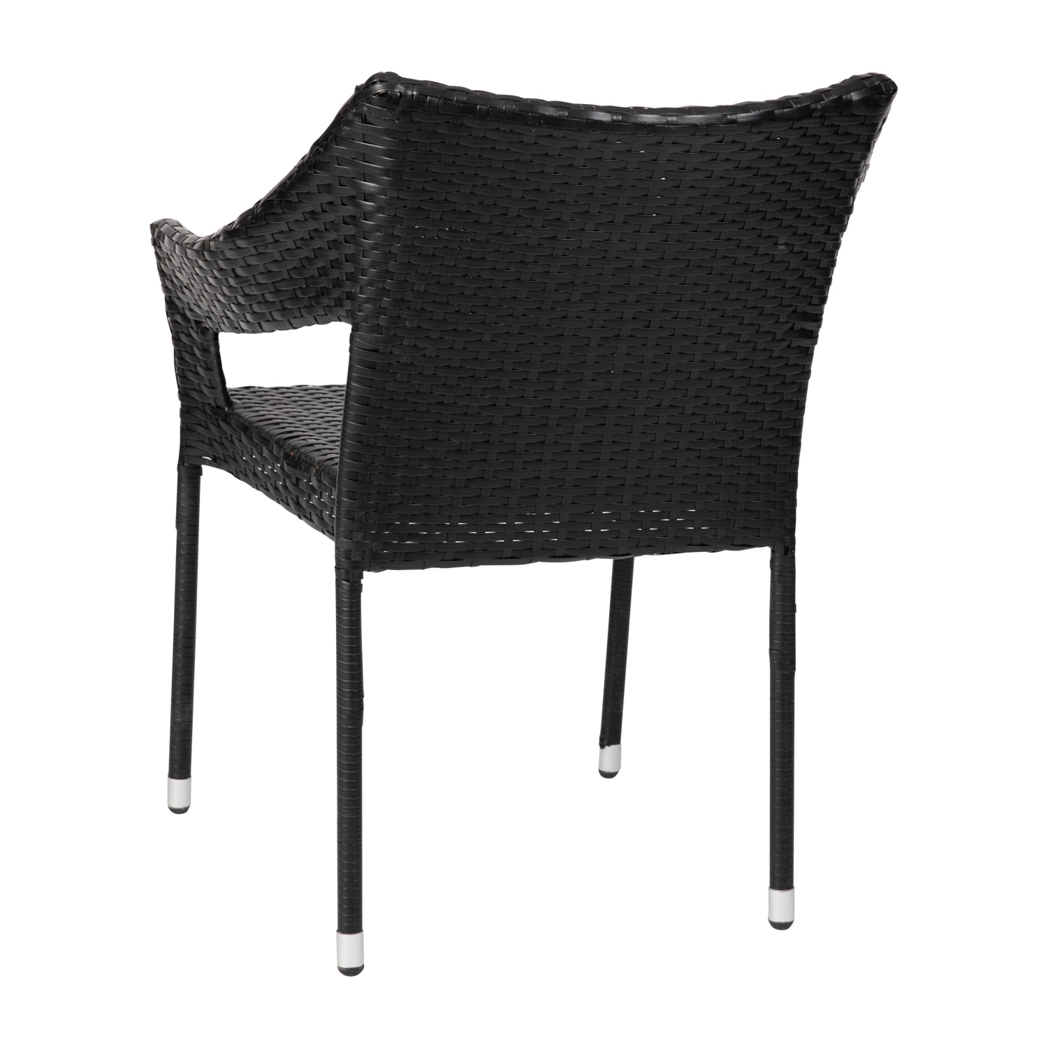 Flash Furniture Ethan AllWeather PE Rattan Wicker Stacking Patio Dining Chair Black PopularChairscom Flash Furniture Ethan All Weather PE Rattan Wicker Stacking Patio Dining Chair Black PopularChairscom
