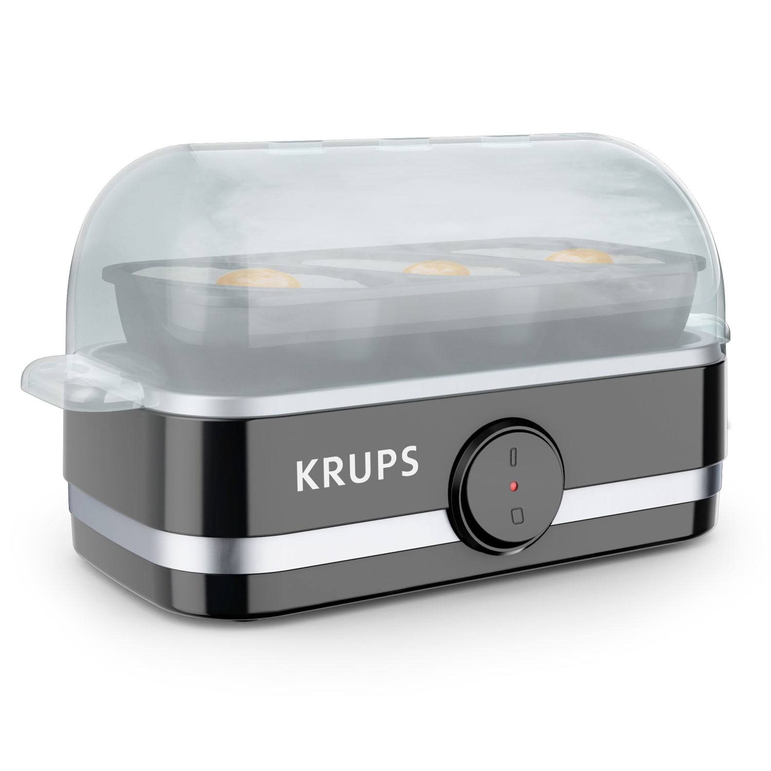 KRUPS Simply Electric Egg Cooker With Accessories, Black - Image 6