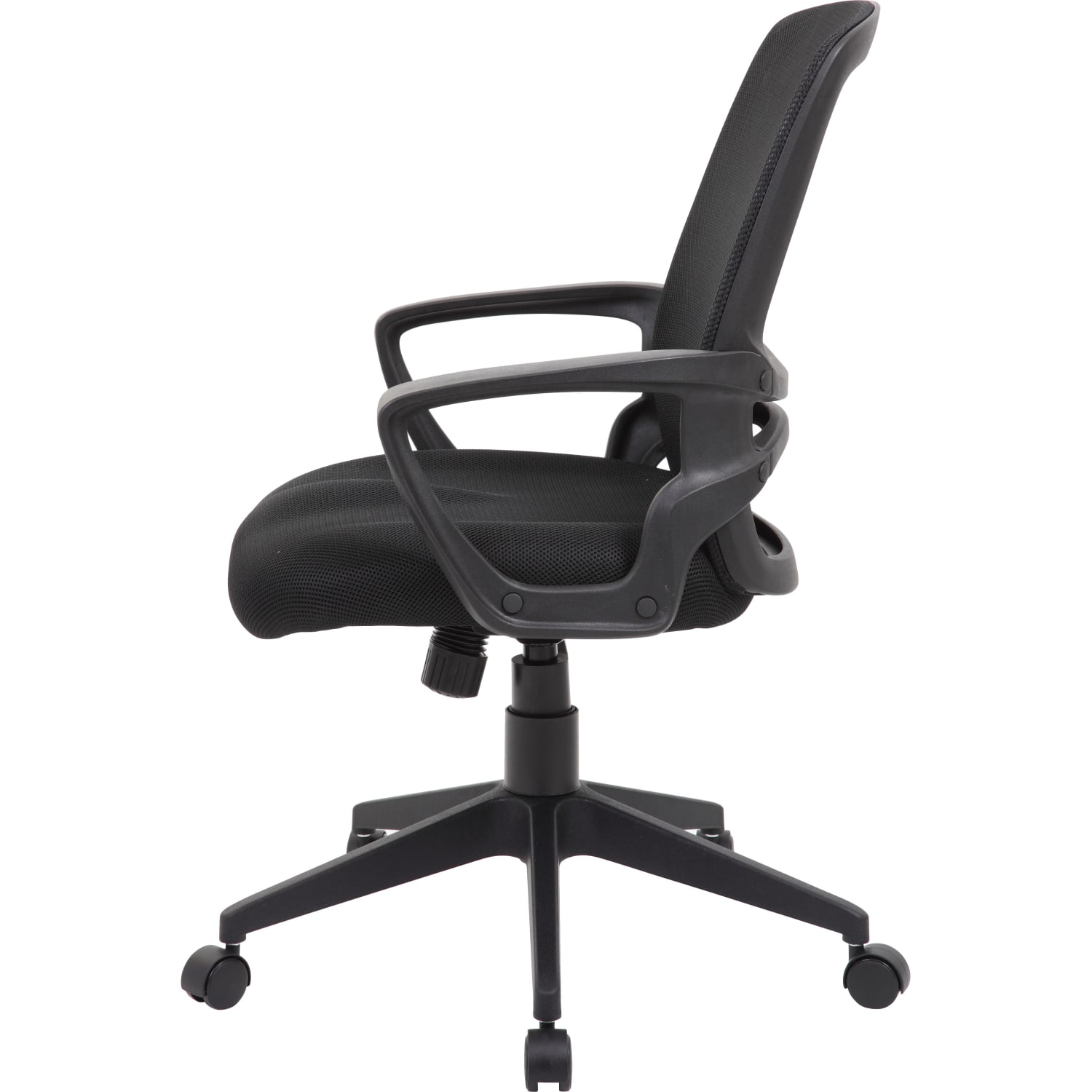 Boss Office Products Mesh Task Chair With Loop Arms 37in39in Black PopularChairscom Boss Office Products Mesh Task Chair With Loop Arms 37in 39in Black PopularChairscom