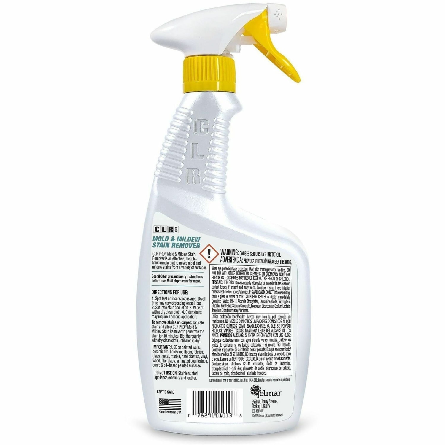 CLR Pro Mold & Mildew Stain Remover - For Multipurpose - Foam Spray - 32 fl oz (1 quart) - Bleach-free - White - 1 Bottle - Image 4