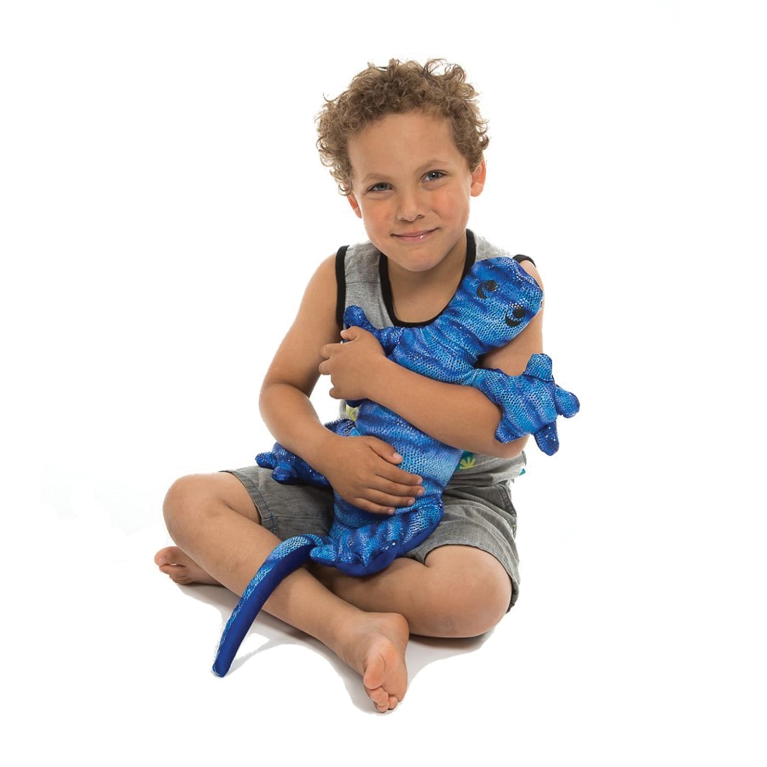 Manimo Weighted Animal, Lizard, 4.4 Lb, Blue - Image 3