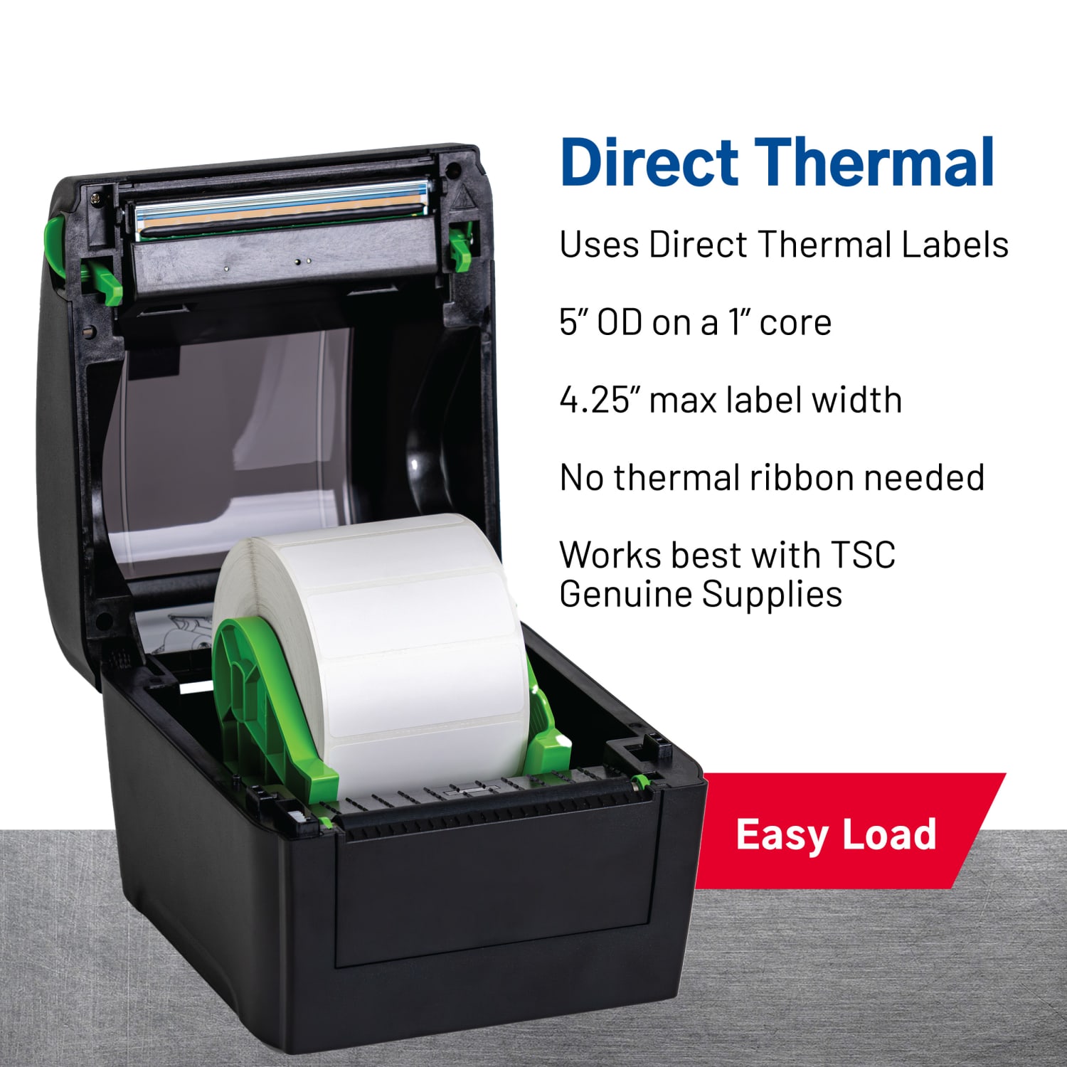 TSC THE SMARTER CHOICE DA210 Desktop Direct Thermal Label Printer - Image 6
