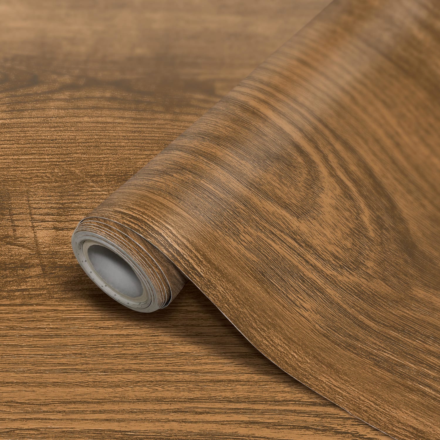 Teacher Created Resources Peel And Stick Decorative Paper Roll, 17-1/2in x 10', Classic Wood